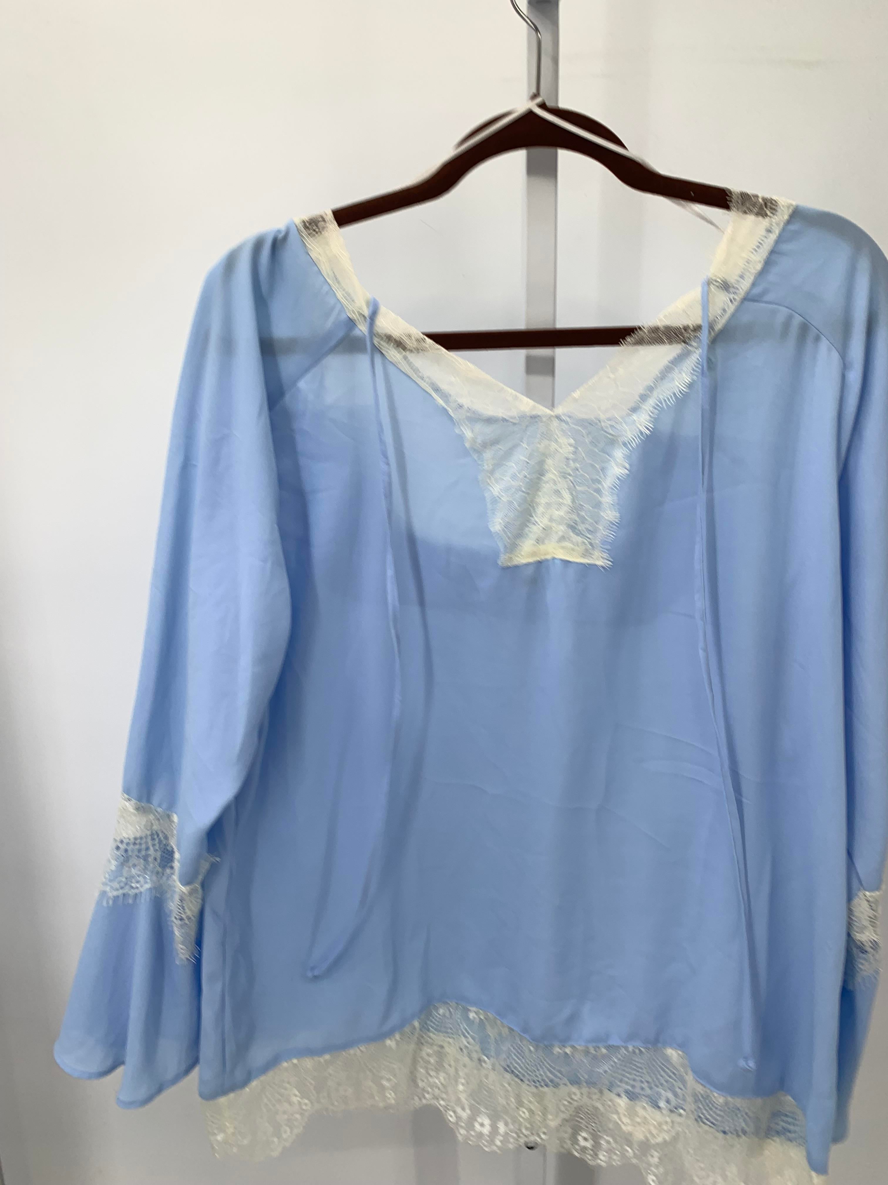 NY Collection Size Extra Large Misses Long Sleeve Shirt