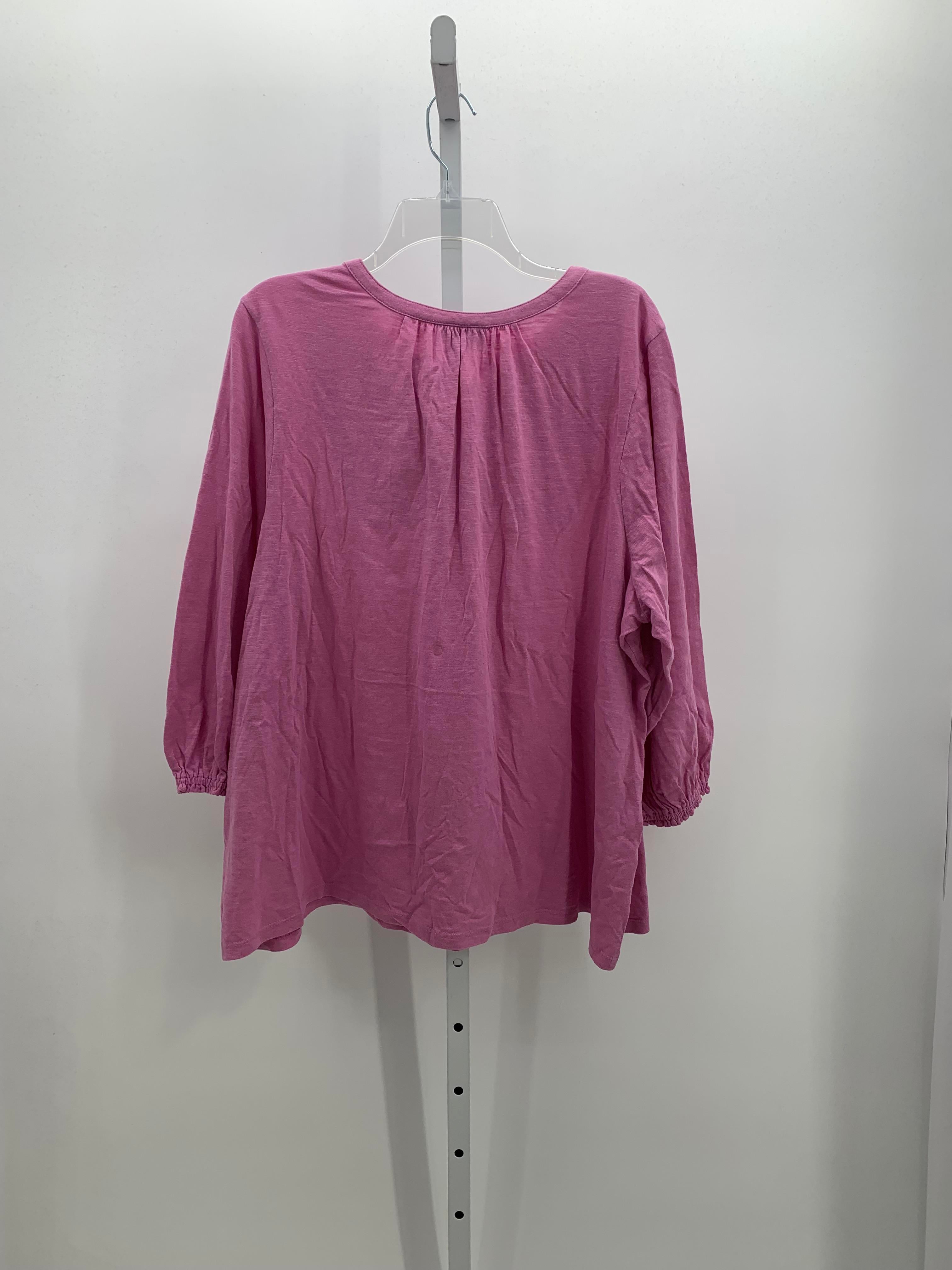Style & Co. Size 2X Womens 3/4 Sleeve Shirt
