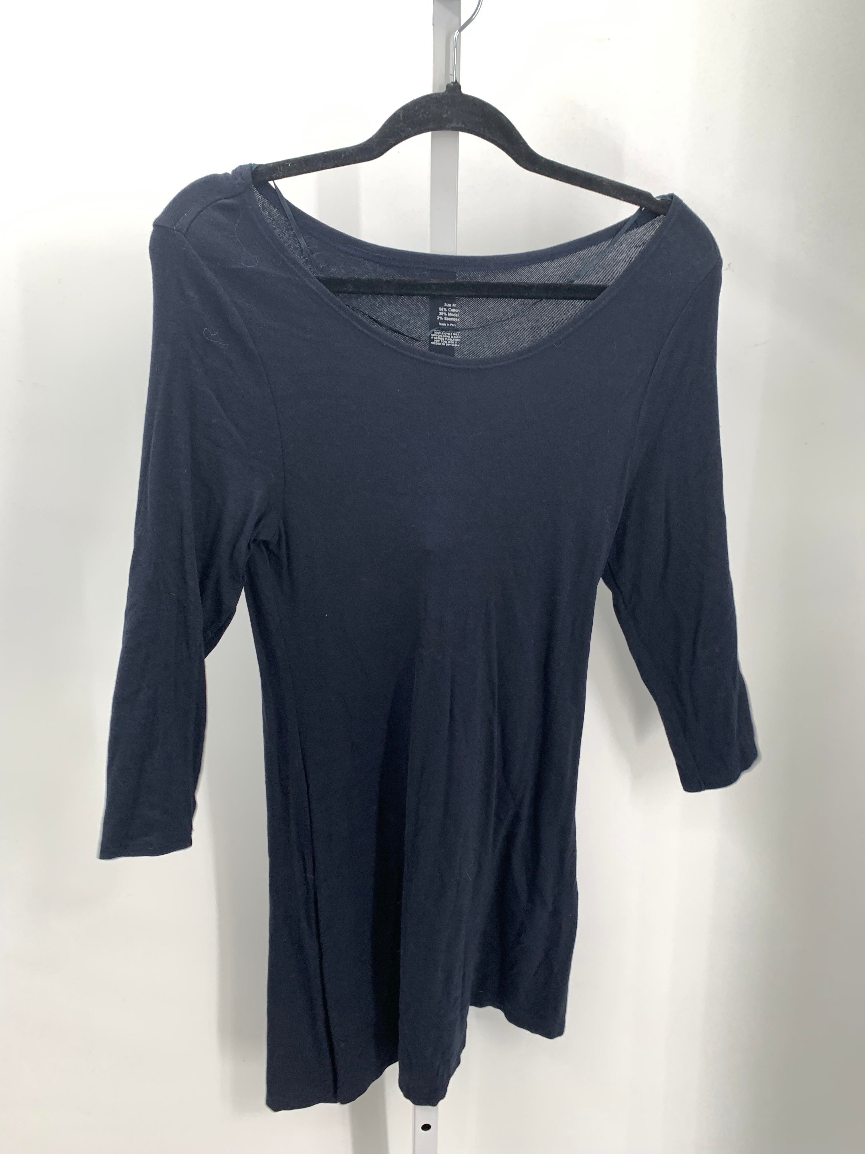 Joan Vass Size Medium Misses Long Sleeve Dress