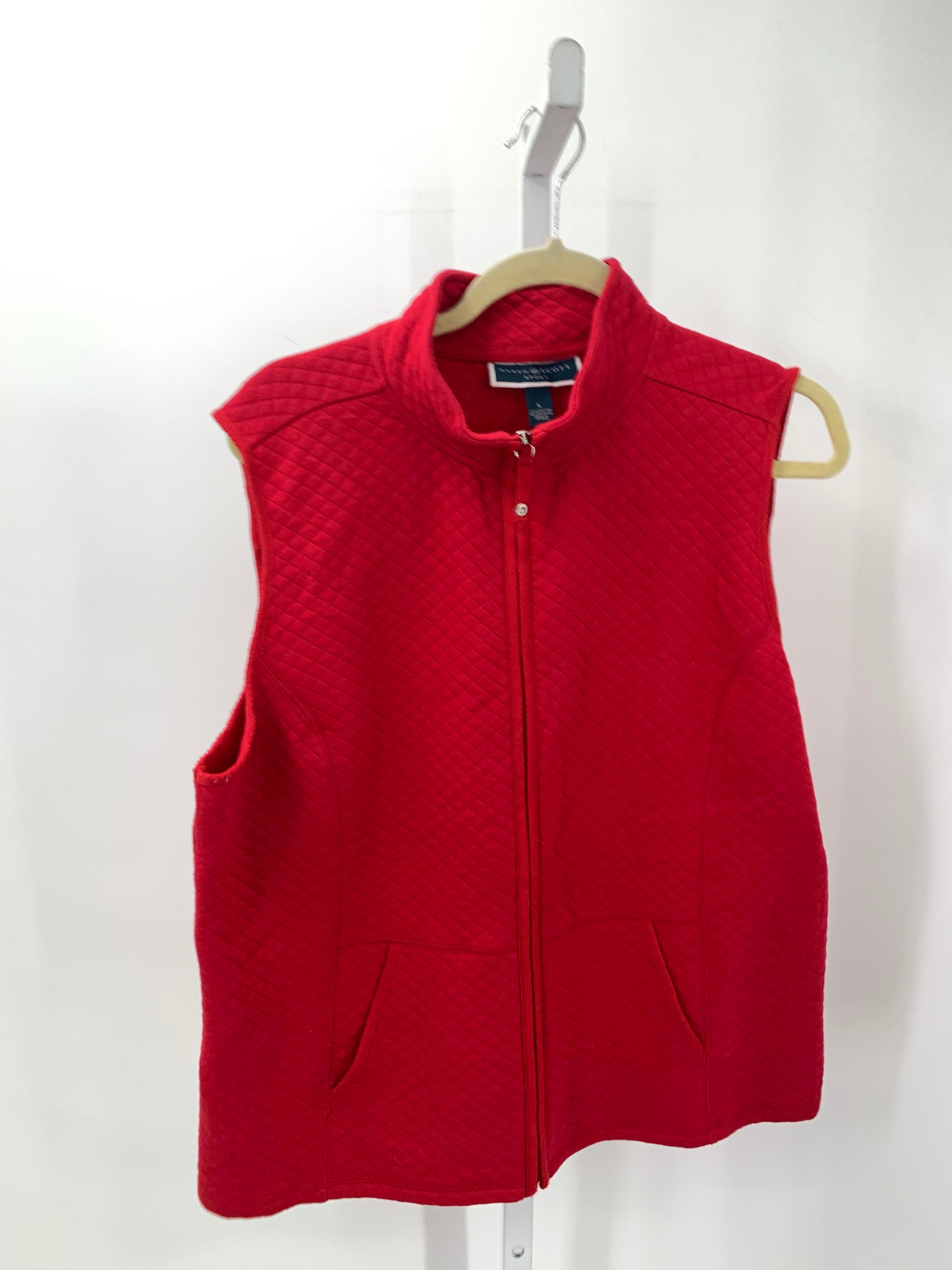 Karen Scott Size Large Misses Vest