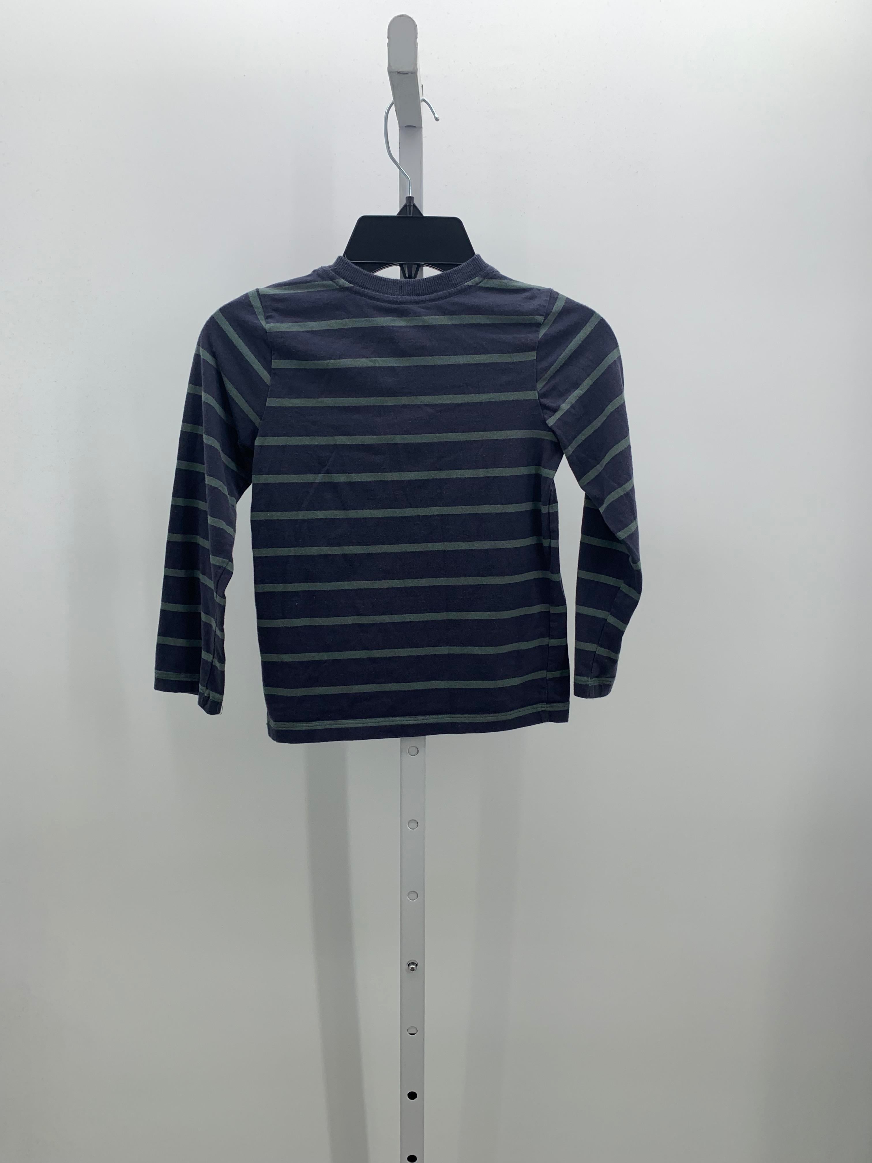 NAVY/GREEN STRIPE KNIT