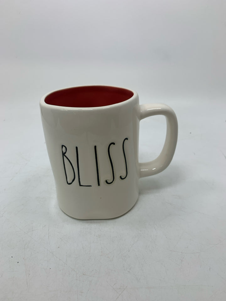 BLISS RED INSIDE MUG.