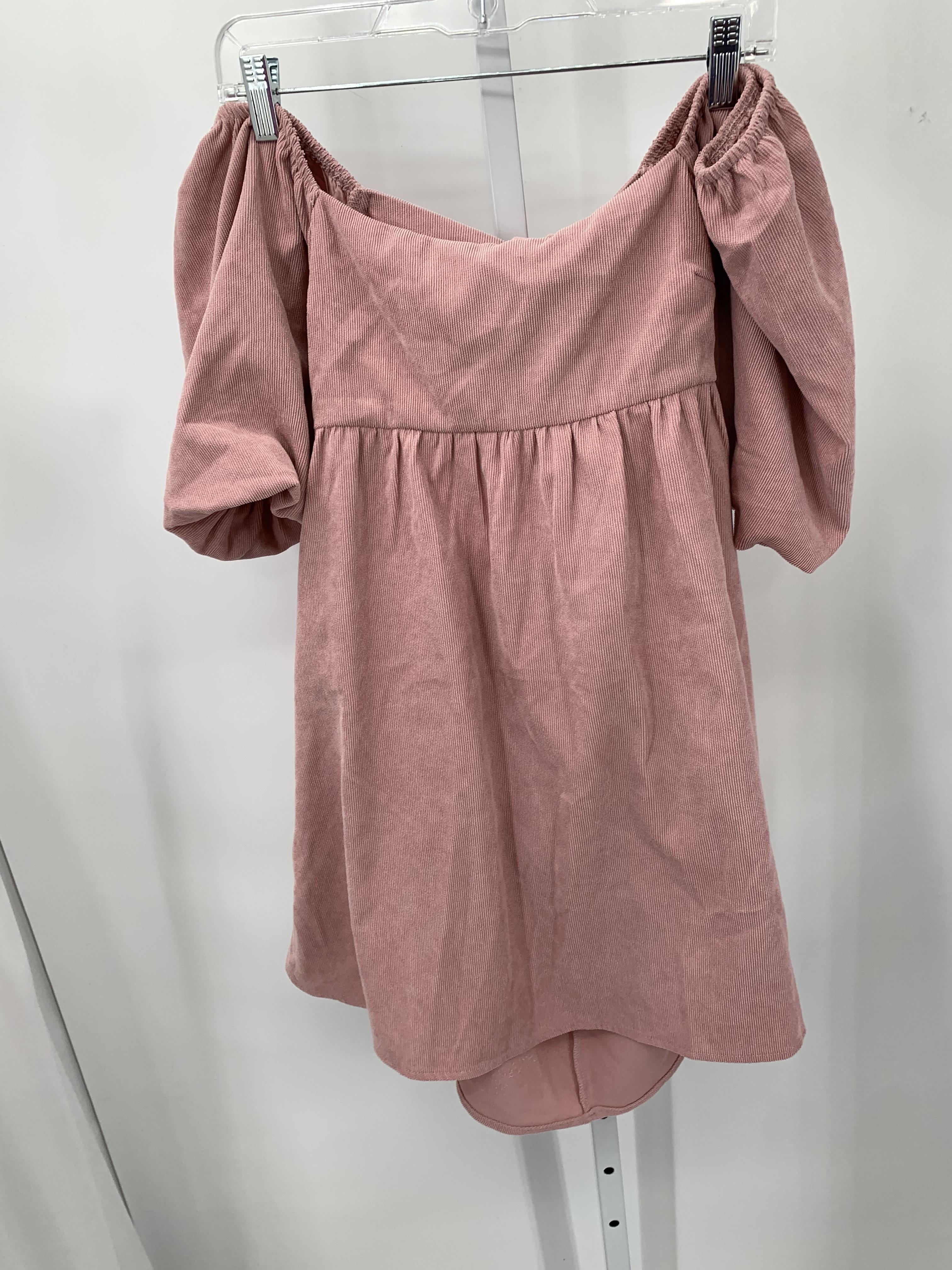 Blue Rain Size Medium Juniors Short Sleeve Dress