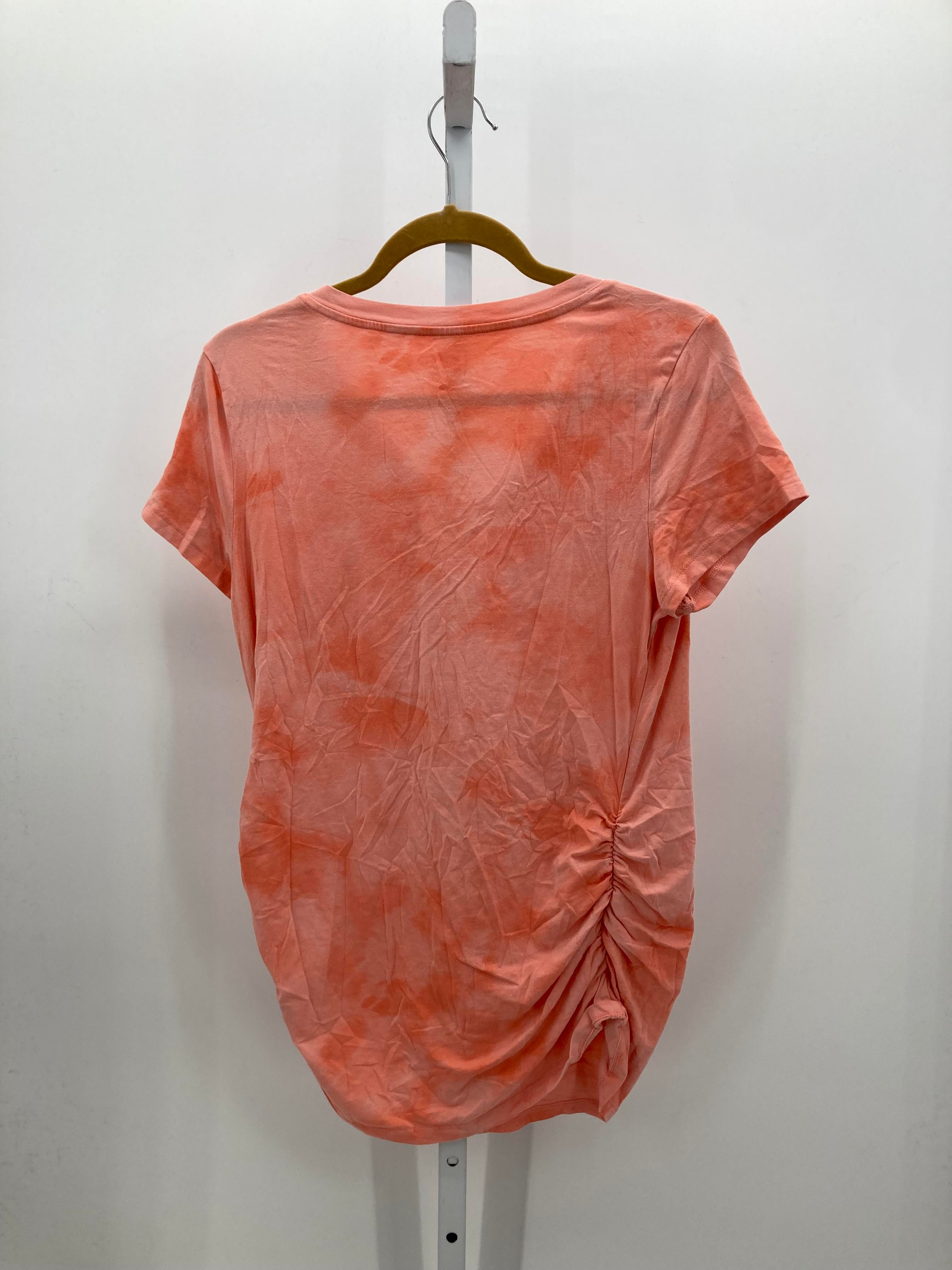 Old Navy Pink Size Large Maternity Short Sleeve Shirt