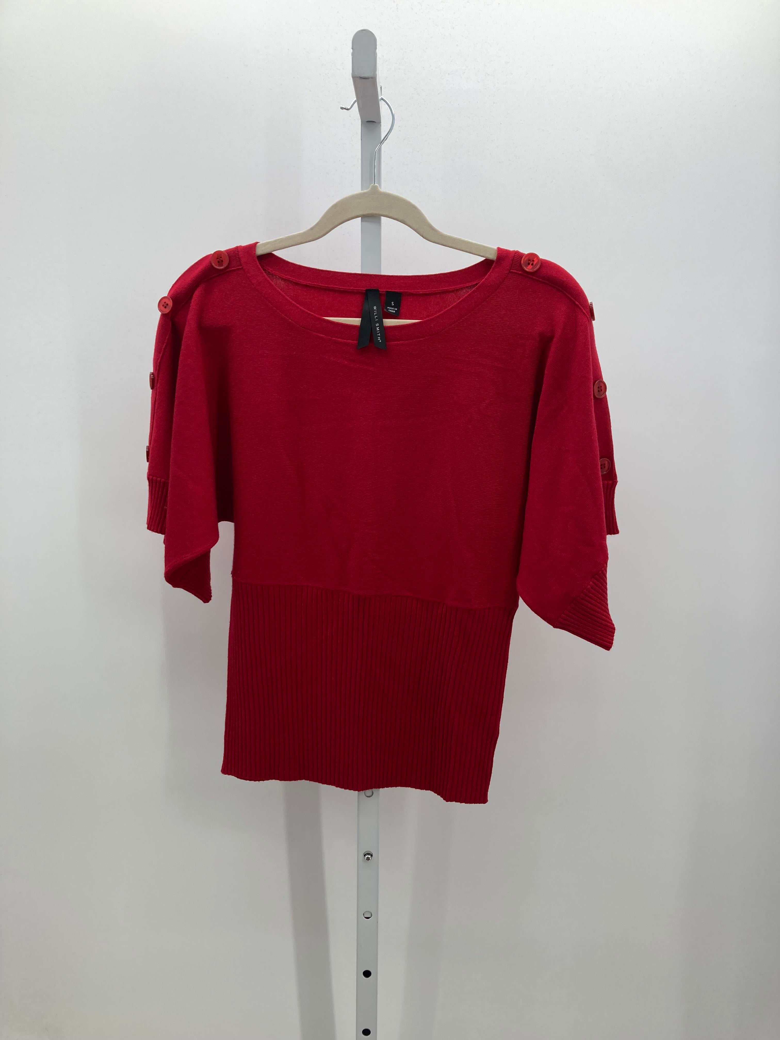 Willi Smith Size Small Misses Short Slv Sweater