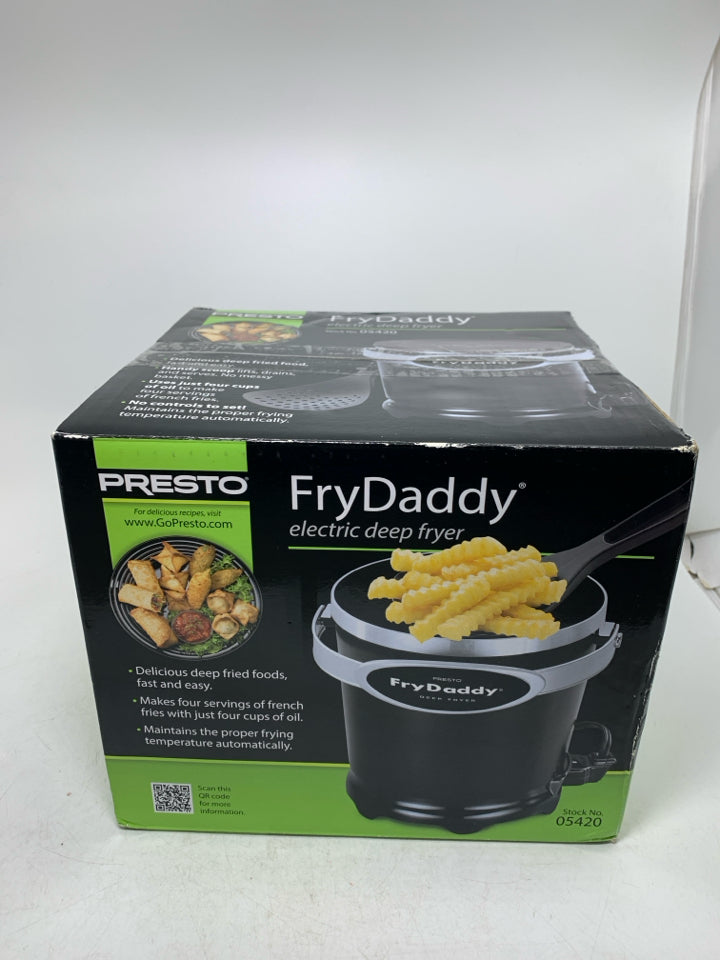 NIB PRESTO ELECTRIC DEEP FRYER.