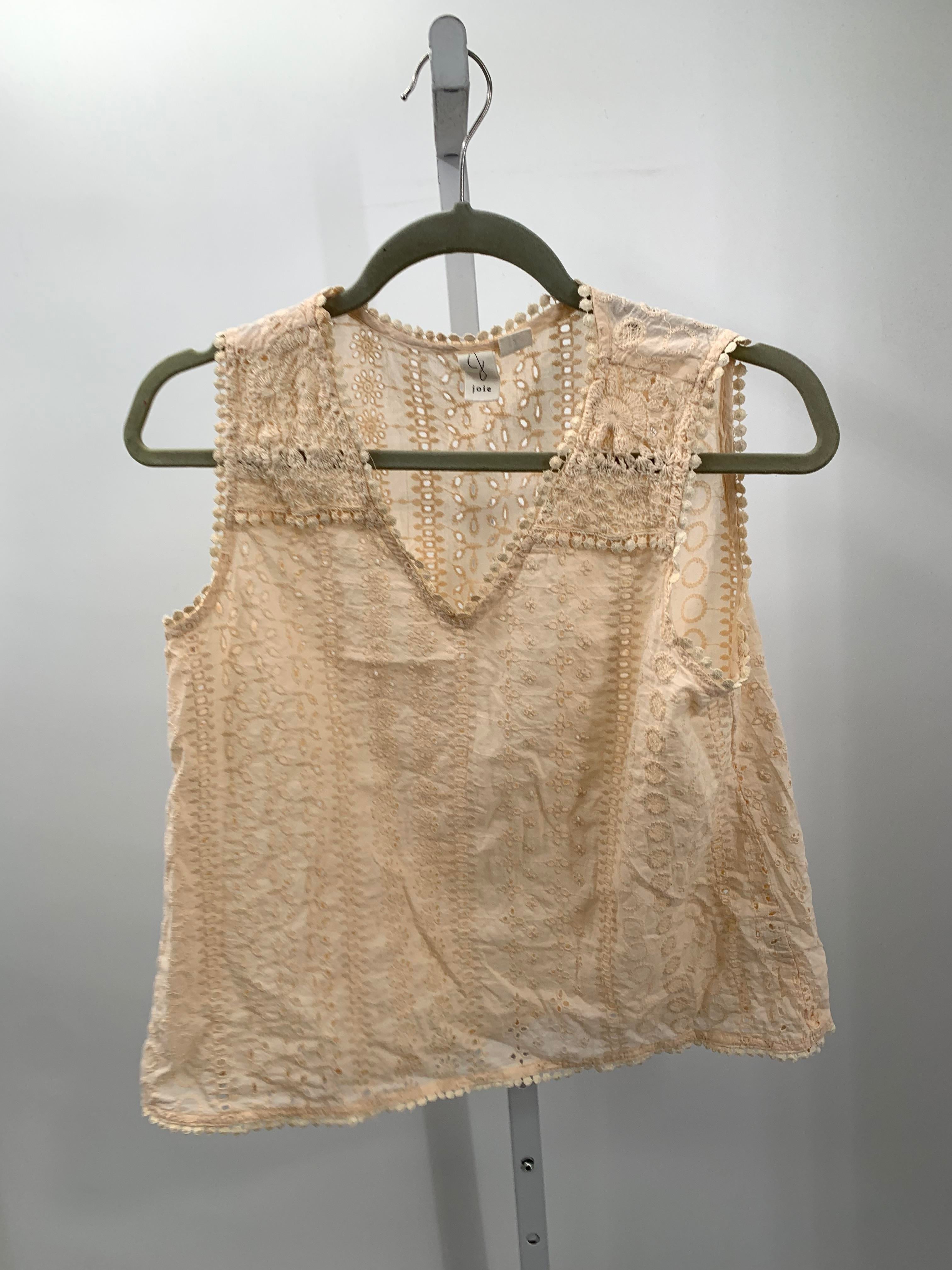 Joie Size Small Misses Sleeveless Shirt