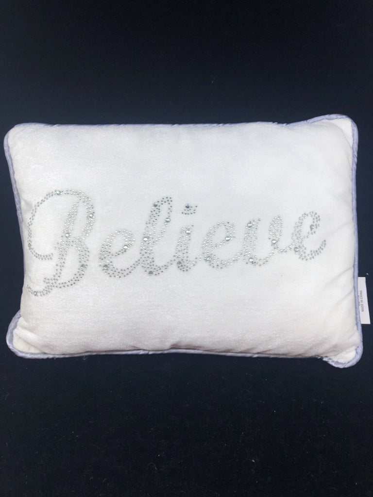 BELIEVE JEWEL PILLOW.