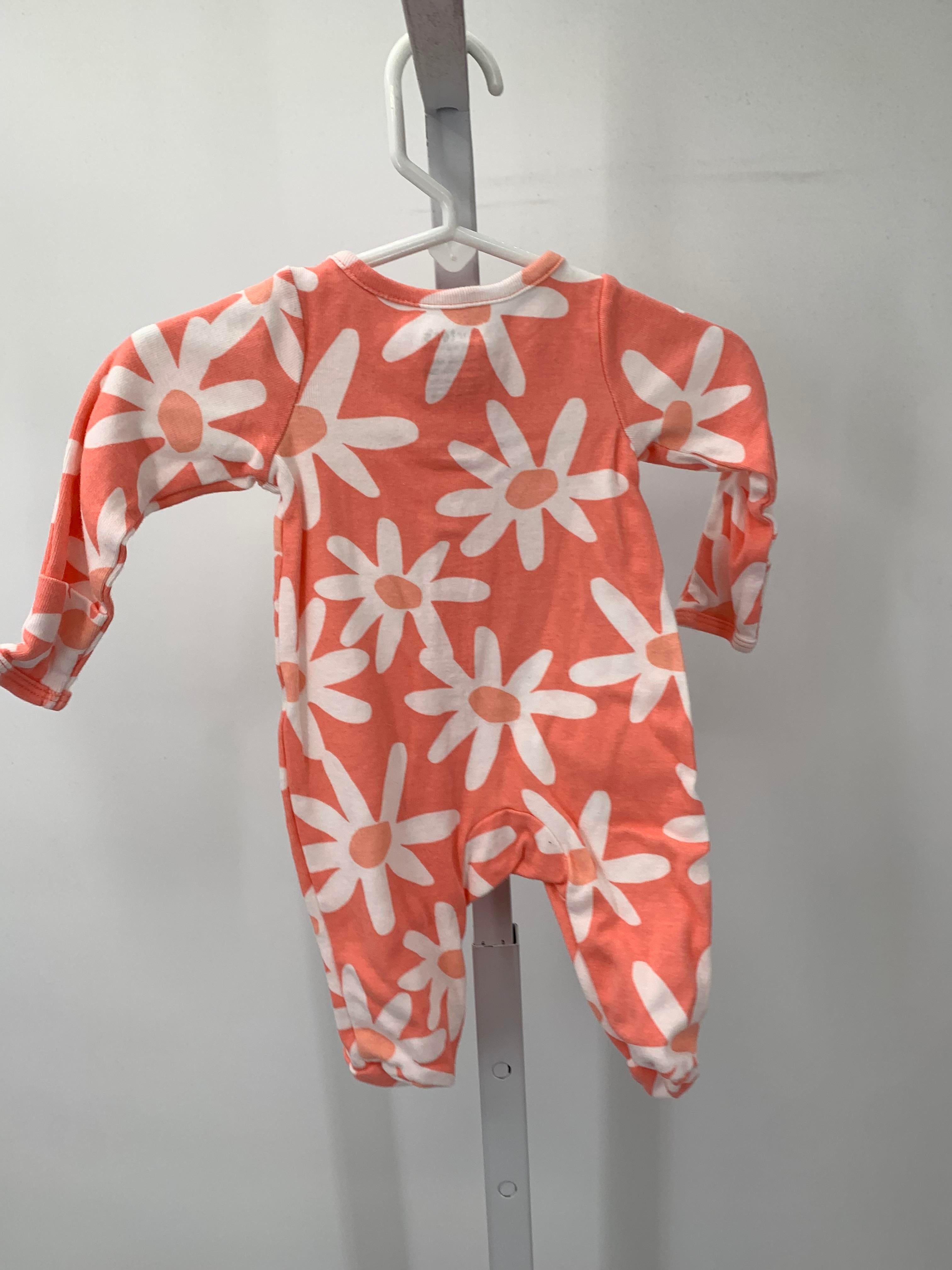 Carters Size Newborn Girls Long Slv. Romper