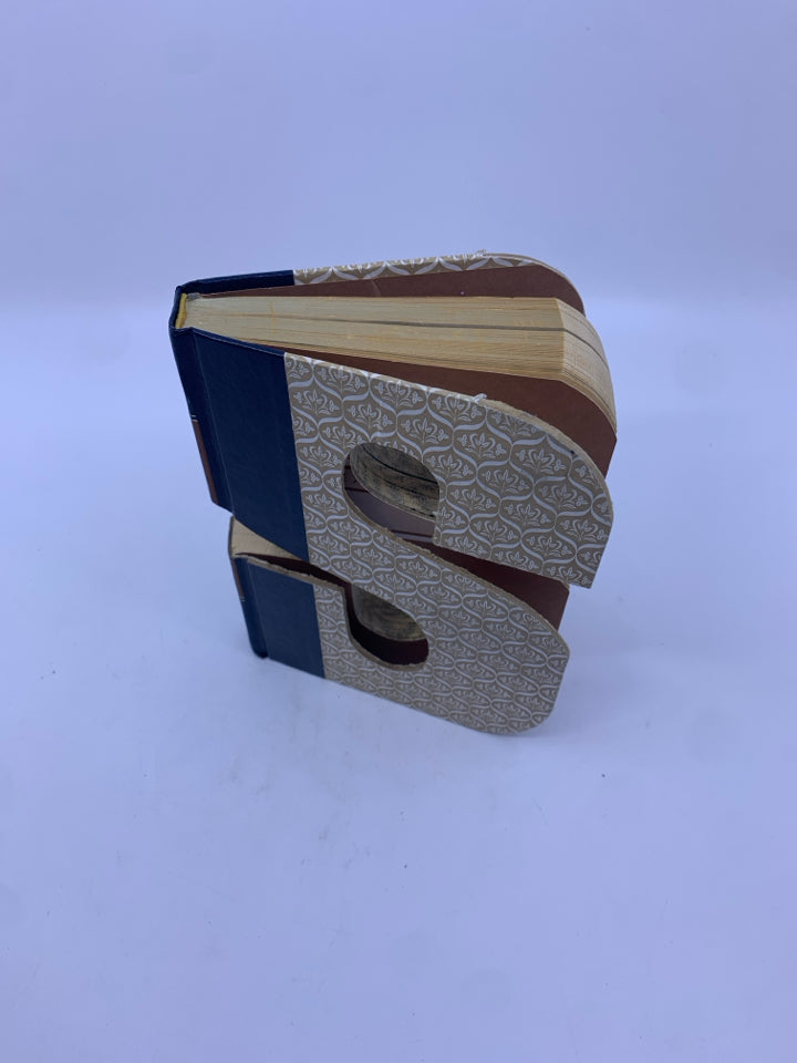 DECORATIVE "S" BOOK.