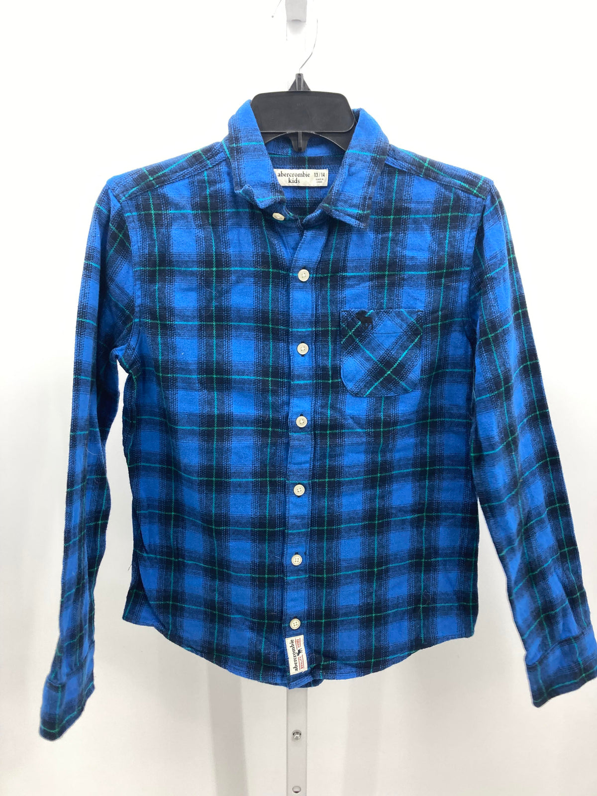 PLAID BTN DOWN