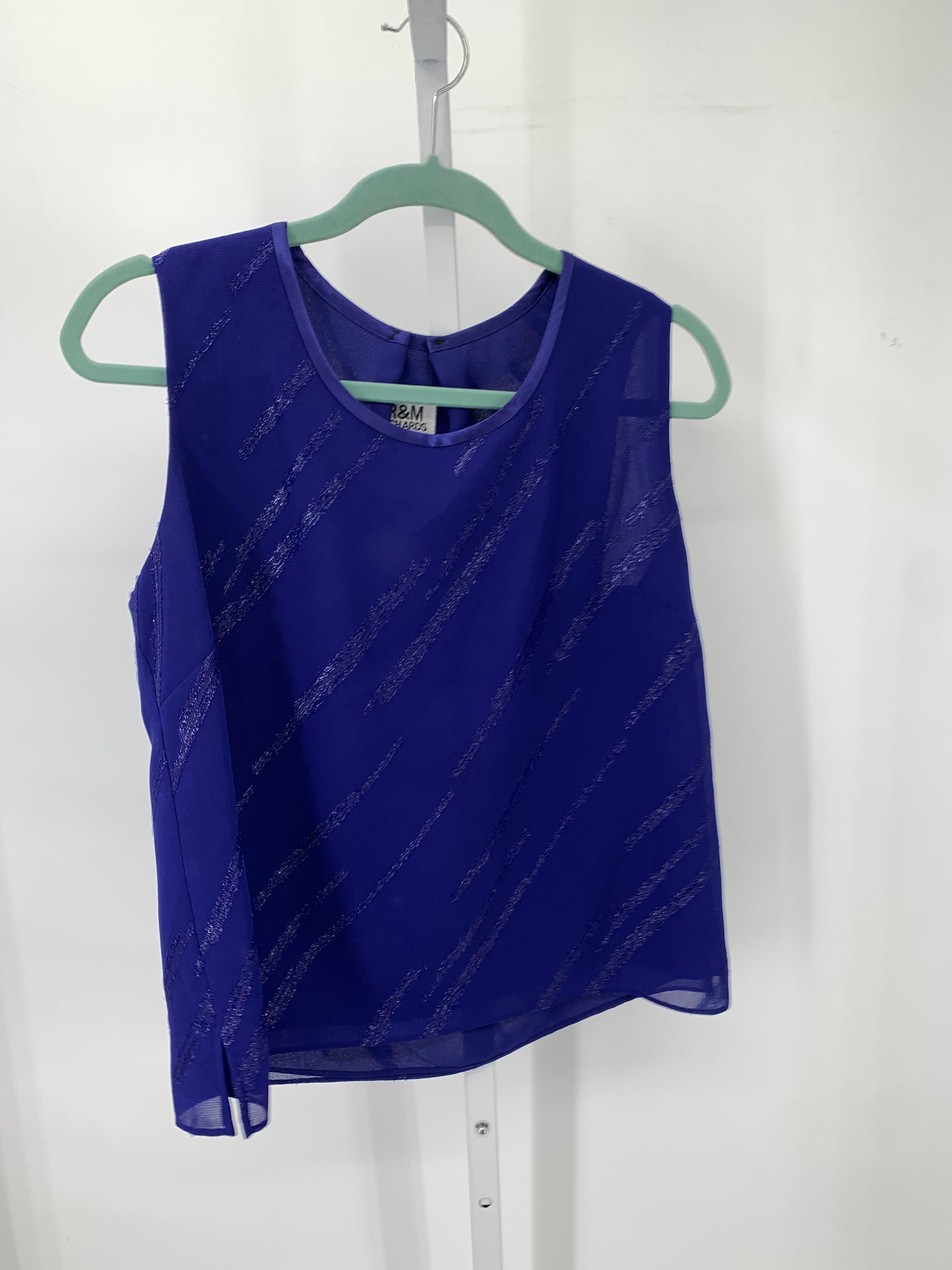 R&M Richards Size 12 Misses Sleeveless Shirt