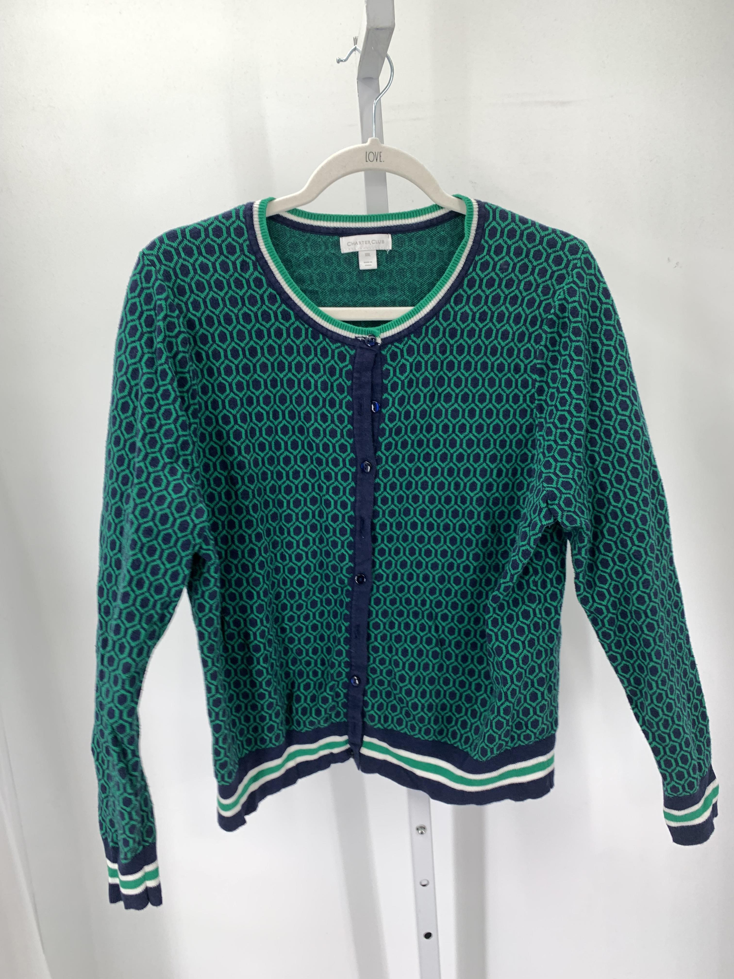 Charter Club Size XXL Misses Long Slv Sweater