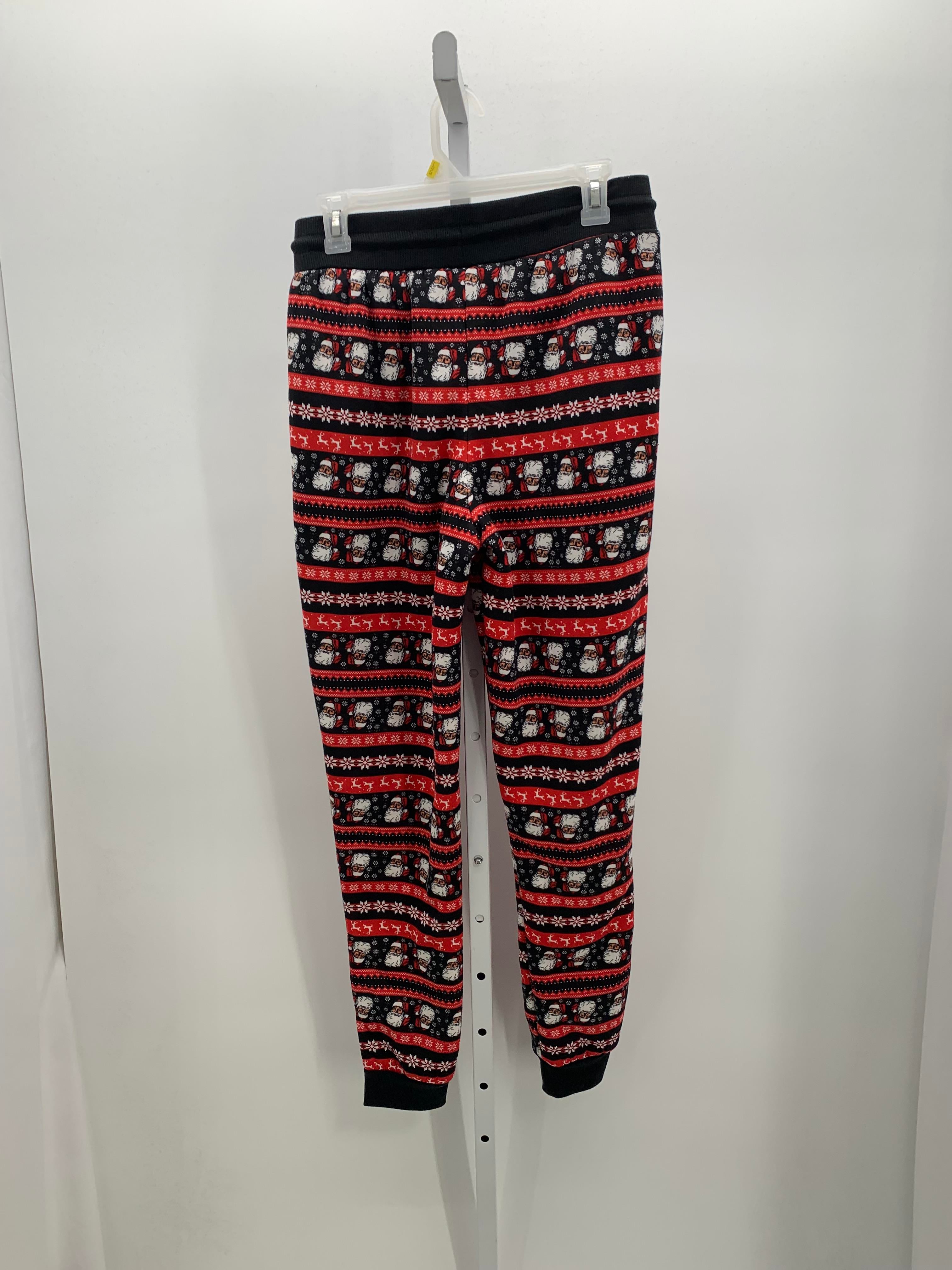 SHERPA LINED SANTA PANTS.