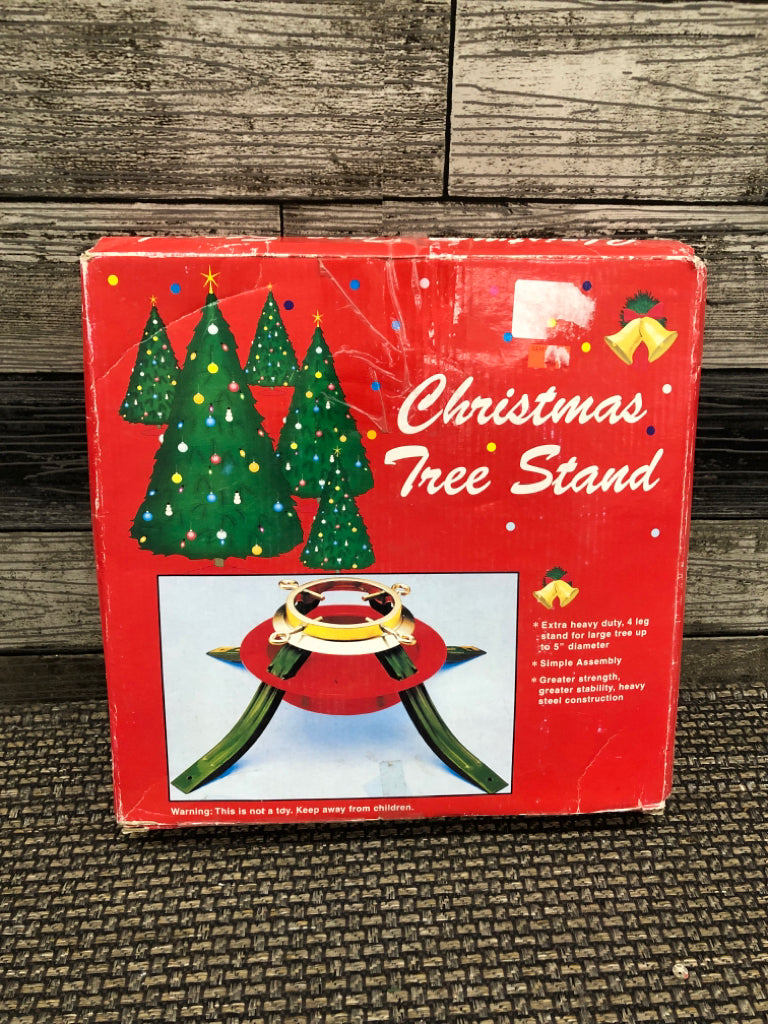 NIB CHRISTMAS TREE STAND.