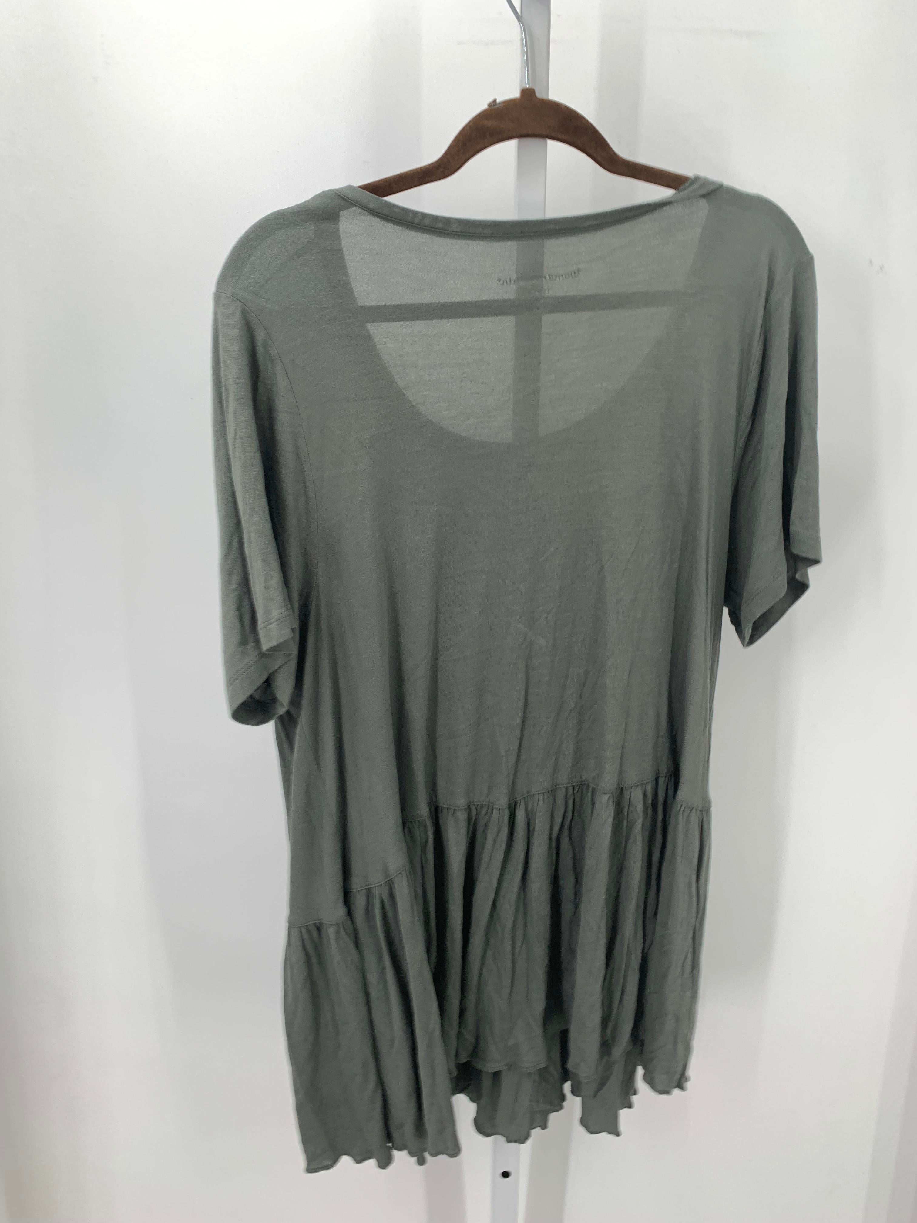 Woman Within Size 18/20 W Womens Short Sleeve Shirt