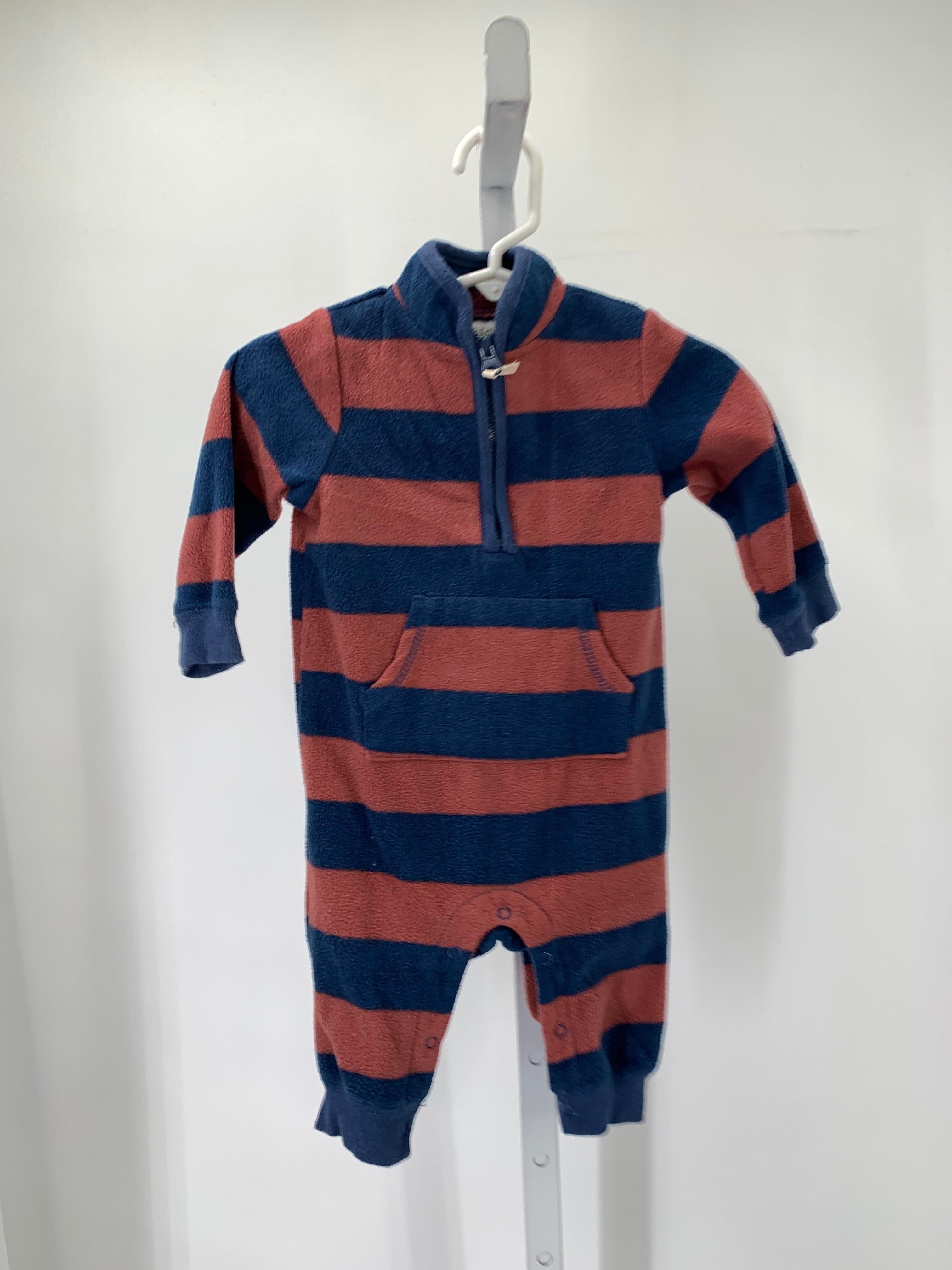 STRIPES FLEECE ROMPER