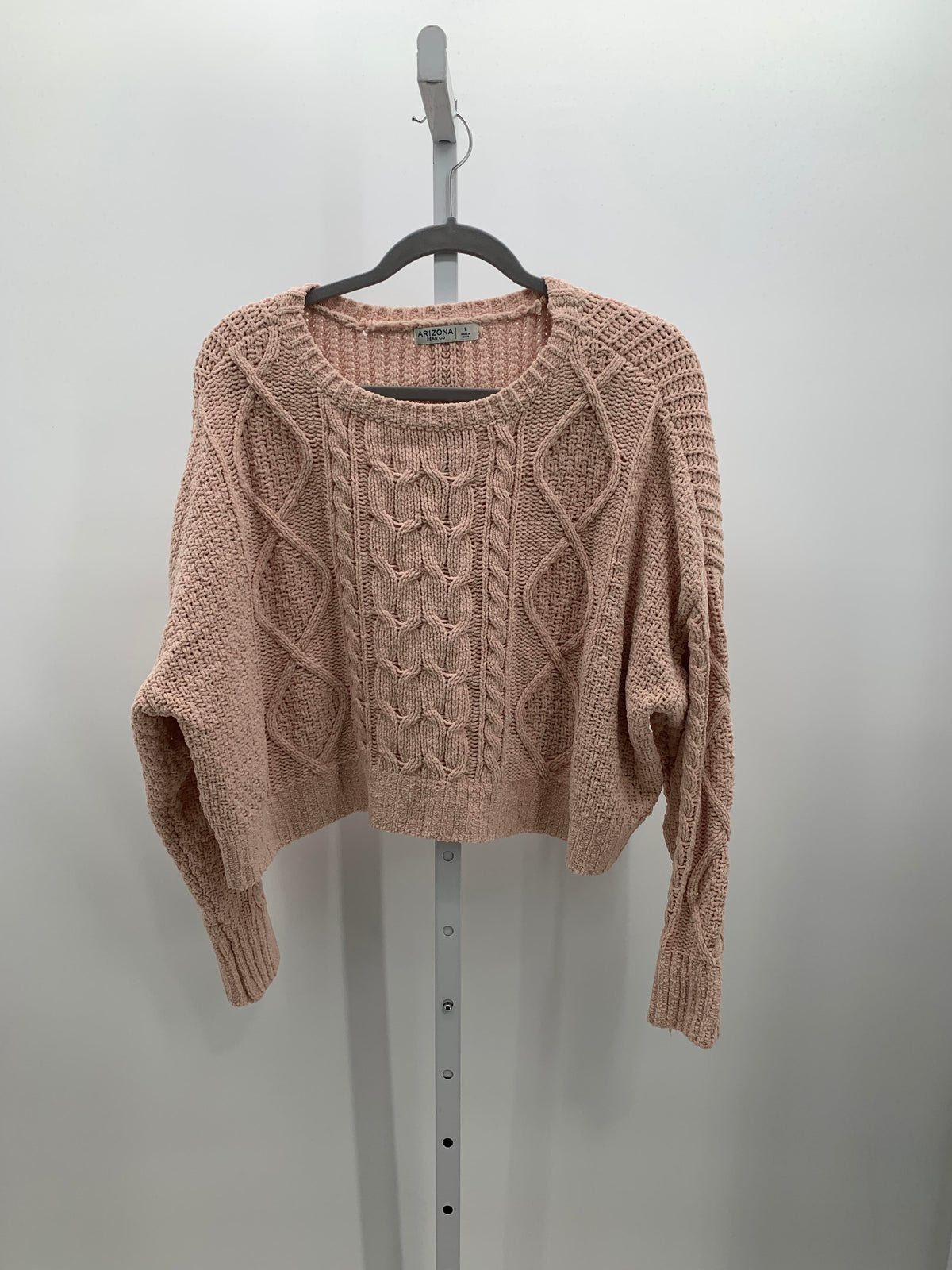 Arizona Size Large Juniors Long Sleeve Sweater