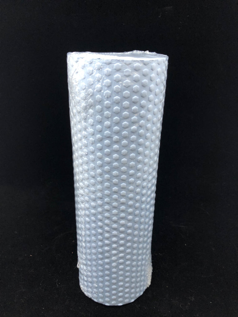 NEW LIGHT BLUE YOGA FOAM ROLLER.