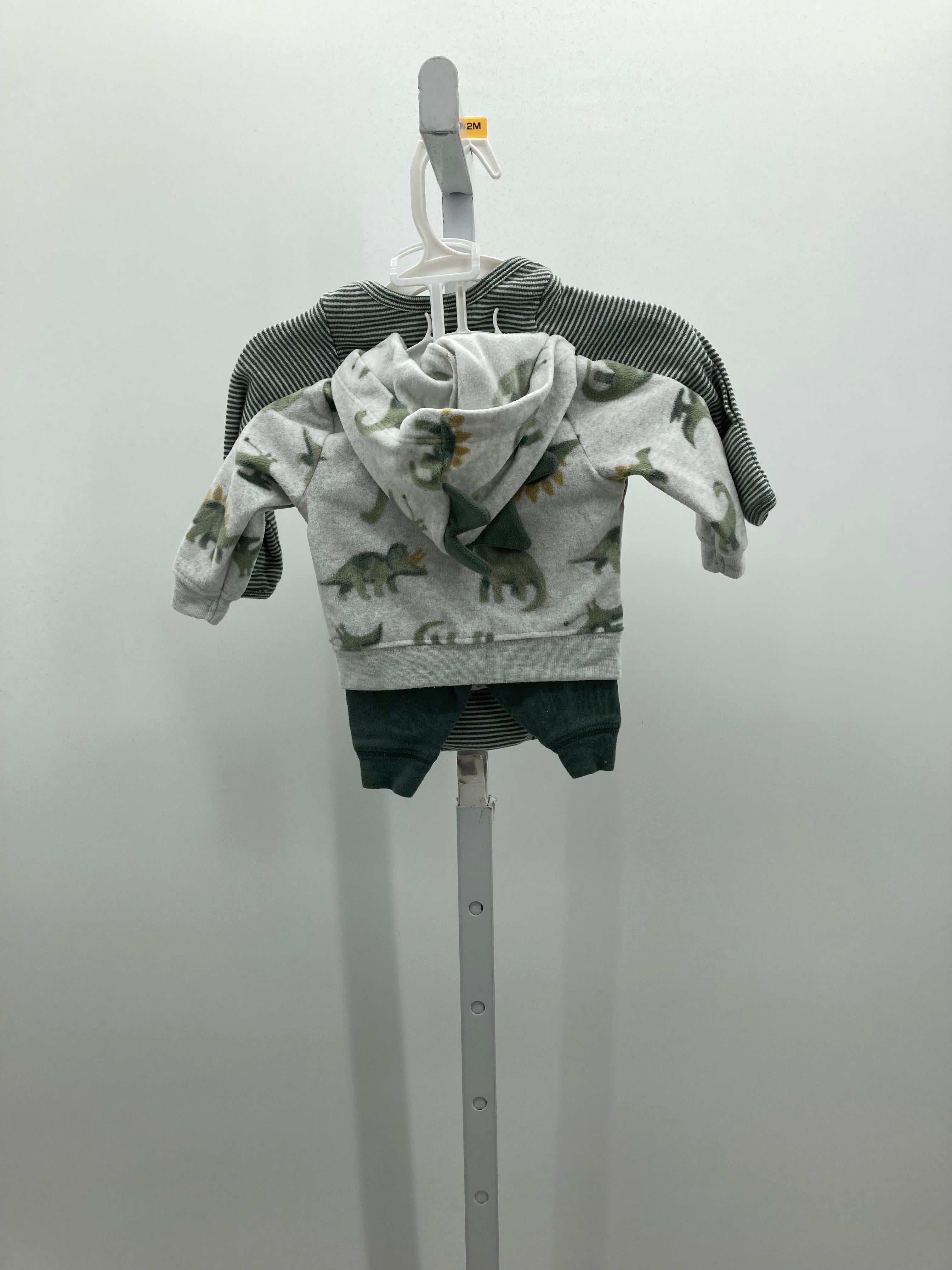 STRIPES SHIRT PANTS AND FLEECE DINOS JACKET