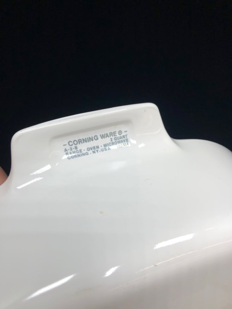 CORNINGWARE SPICE OF LIFE CASSEROLE DISH W/LID.