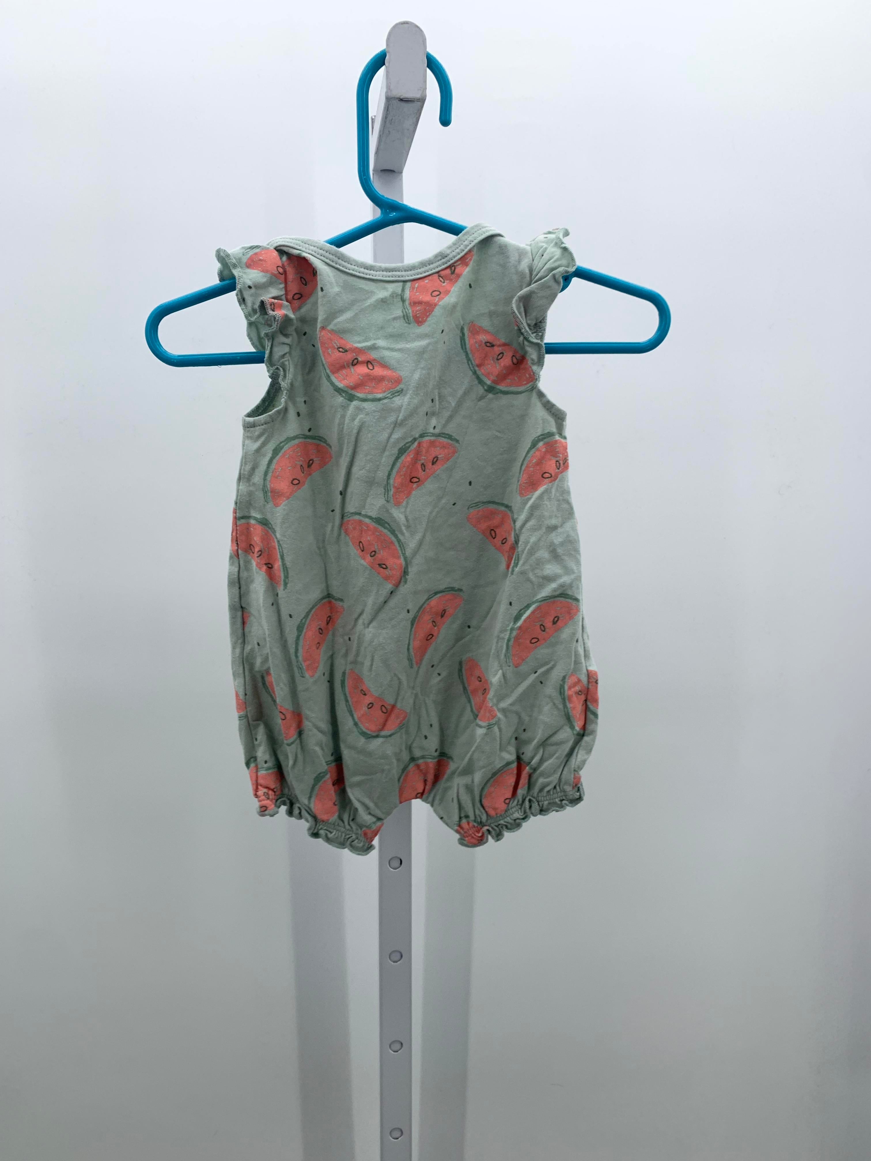 Child of Mine Size 0-3 months Girls Short Slv. Romper