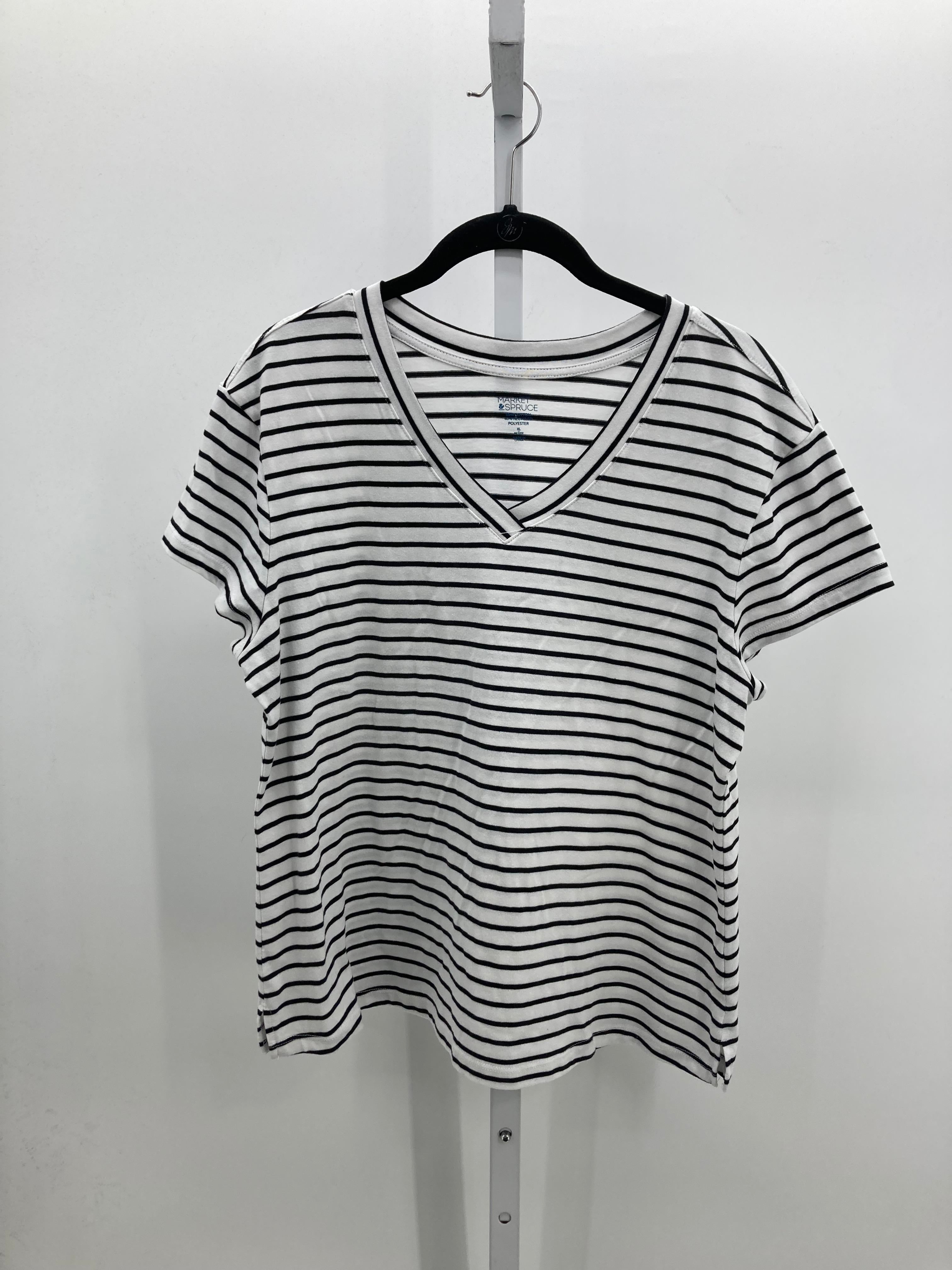 market & spruce Size X Large Petite Petite Short Sleeve Shirt