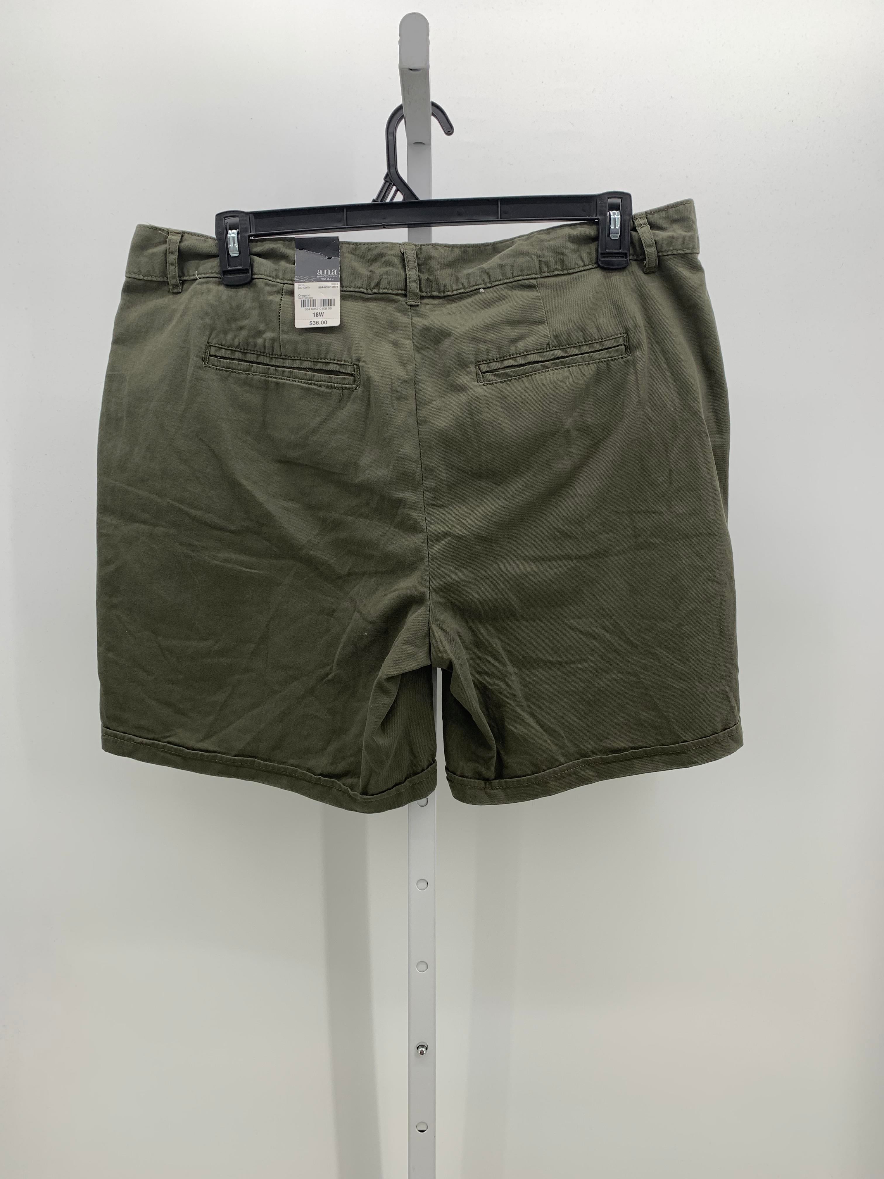 A.N.A. Size 18 W Womens Shorts