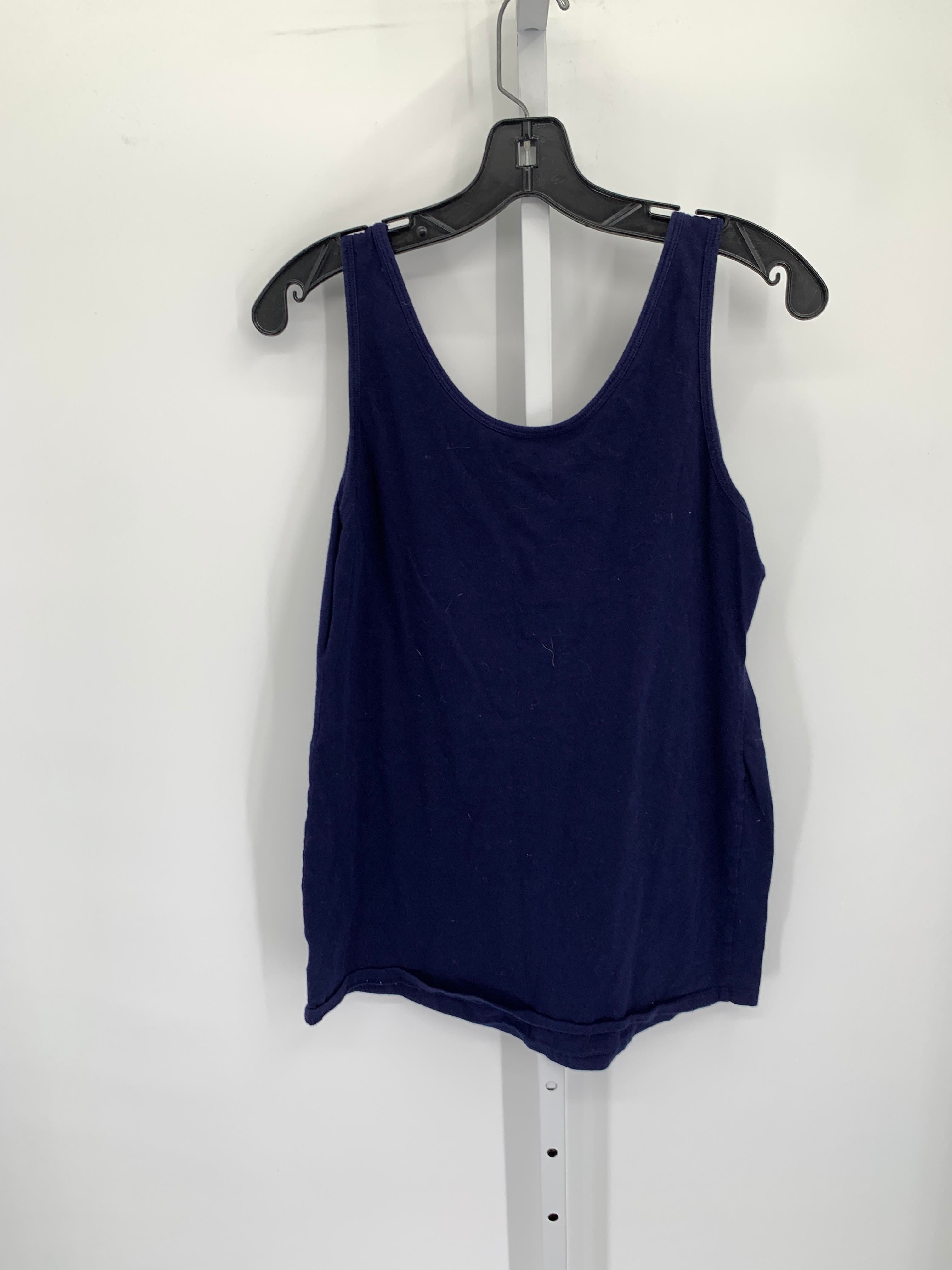 Navy Size Large Maternity Tank