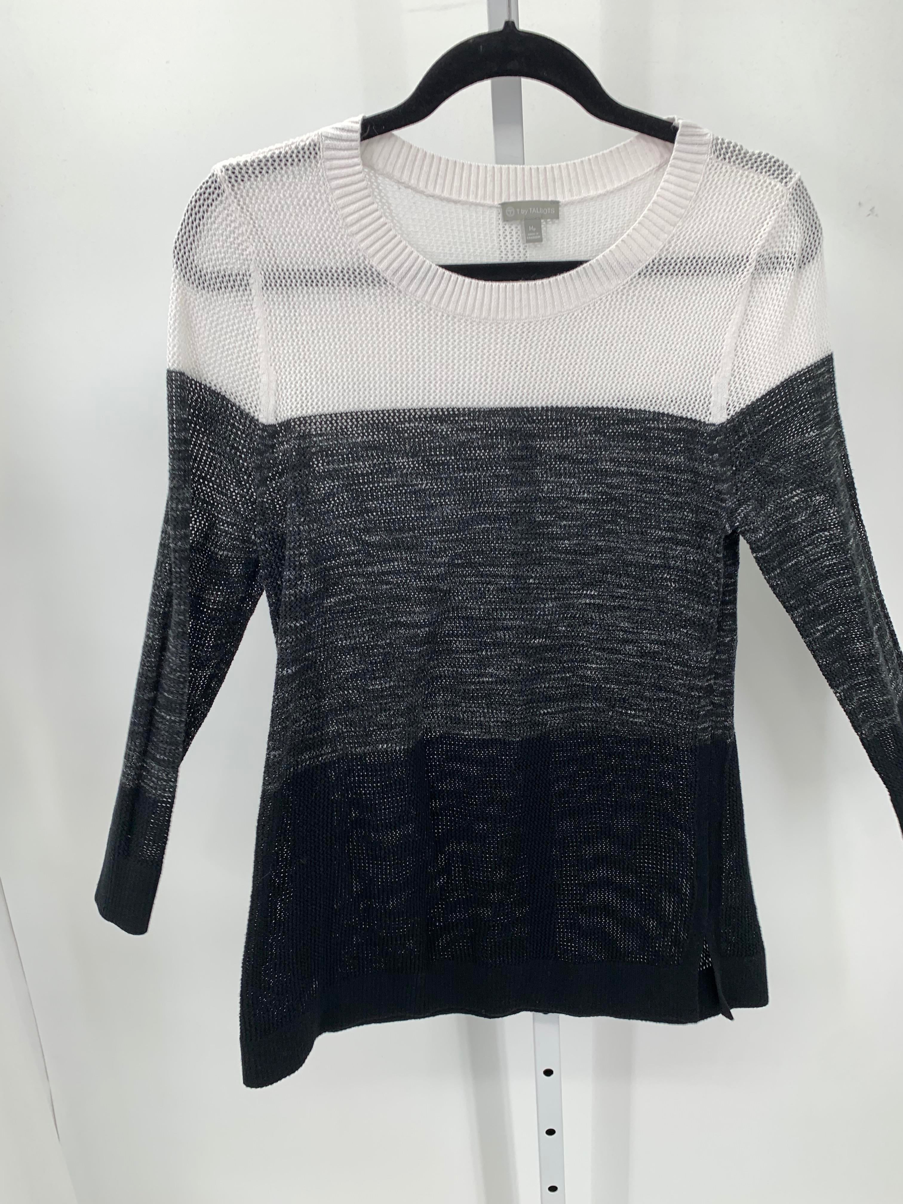 Talbots Size Medium Petite Petite Long Slv Sweater