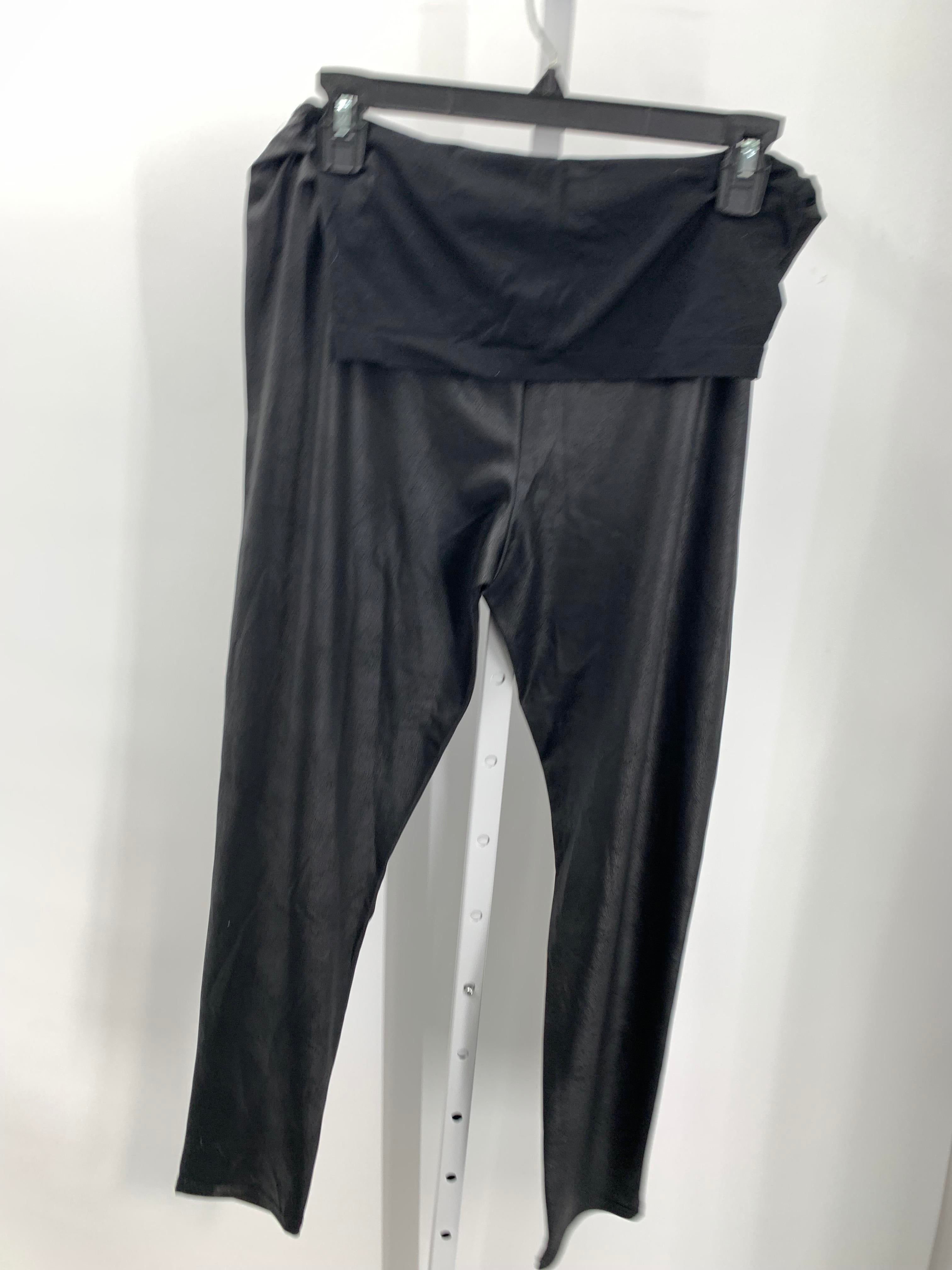 Time and Tru Black Size Large Maternity Pants