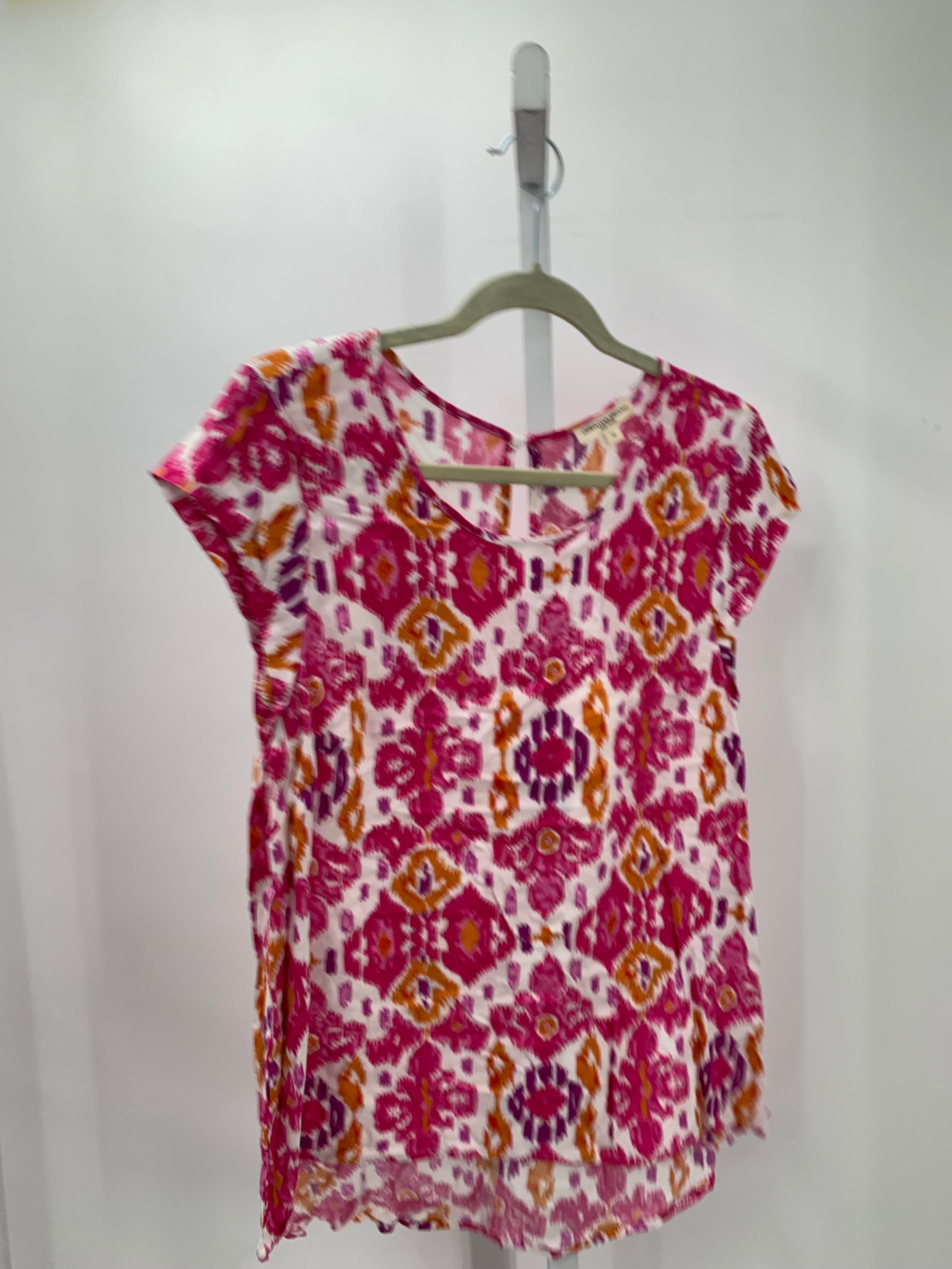 Christian Siriano Size Medium Misses Short Sleeve Shirt