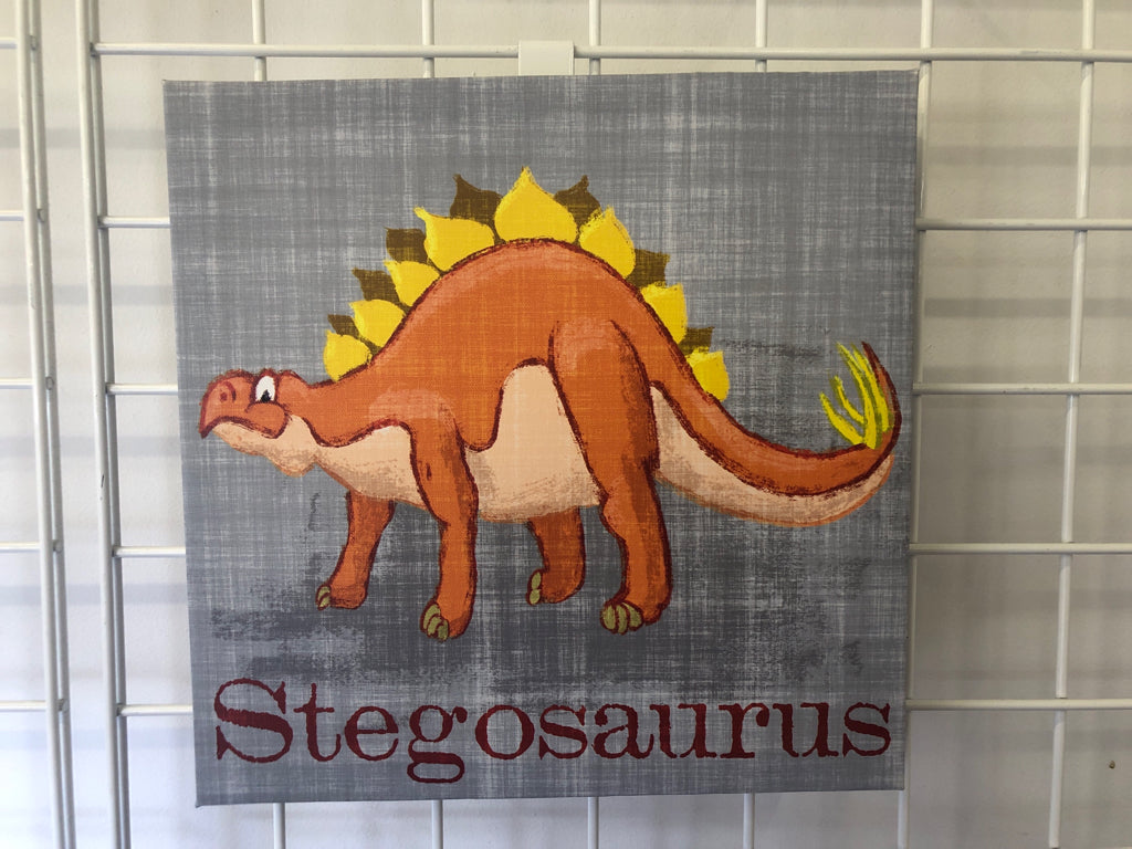 STEGOSAURUS WALL ART.