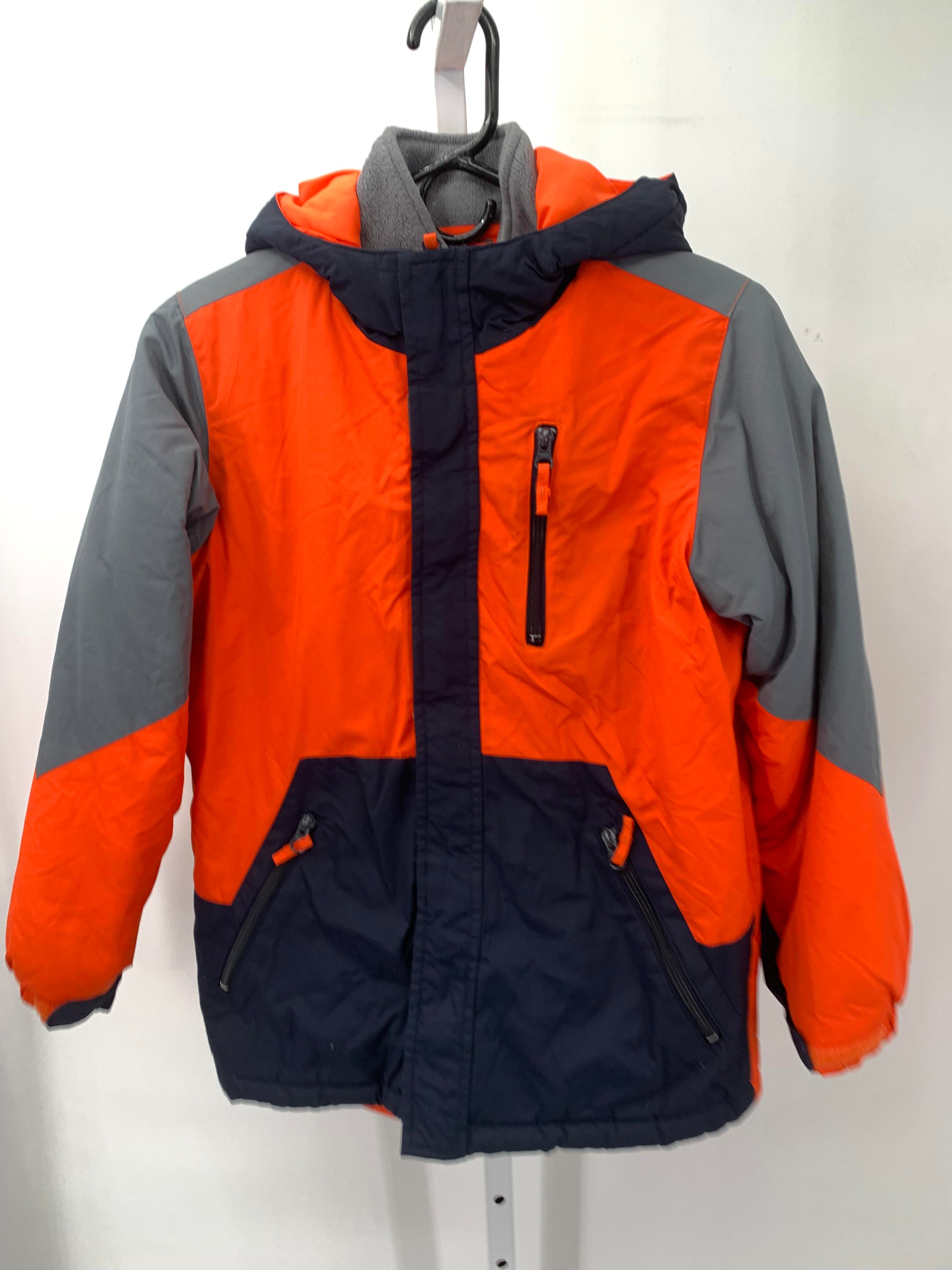 ORANGE 2-IN-1 HOODED ZIP JACKET