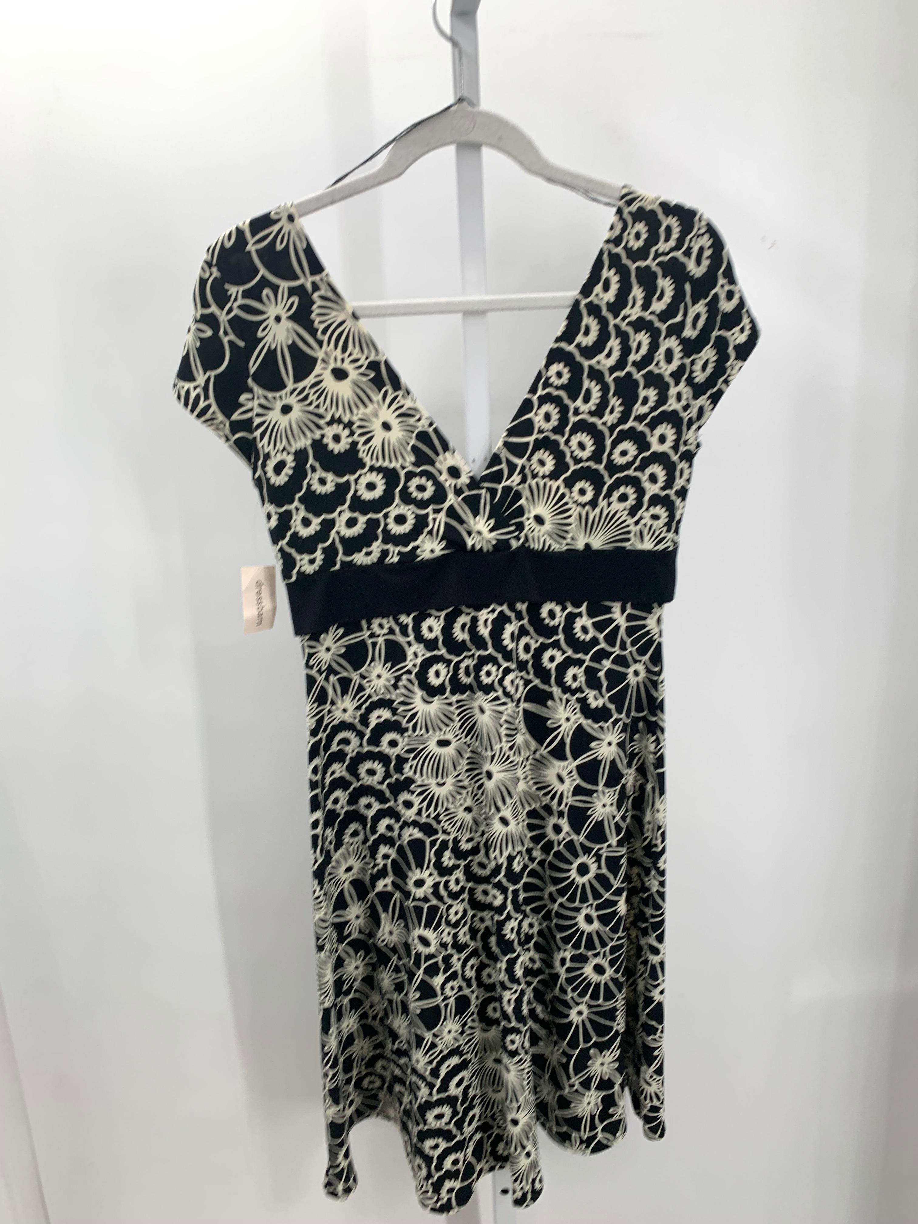 Dress Barn Size 10 Misses Short Sleeve Dress