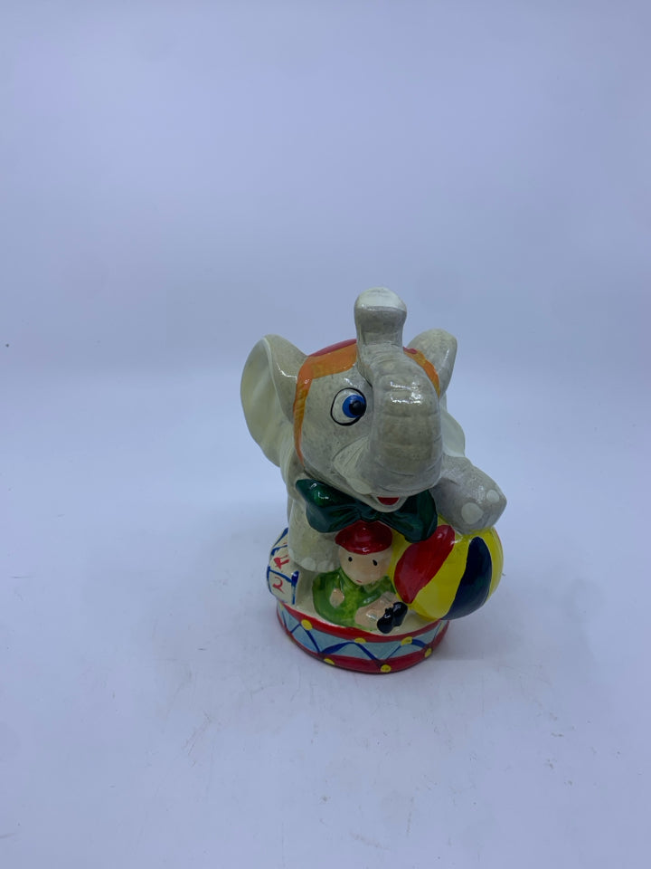 VTG CIRCUS ELEPHANT PIGGY BANK.