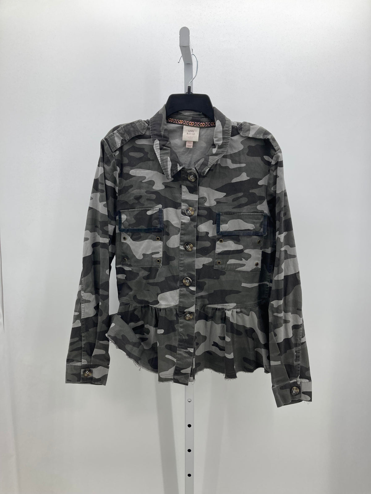 Knox Rose Size XXL Misses Long Sleeve Shirt