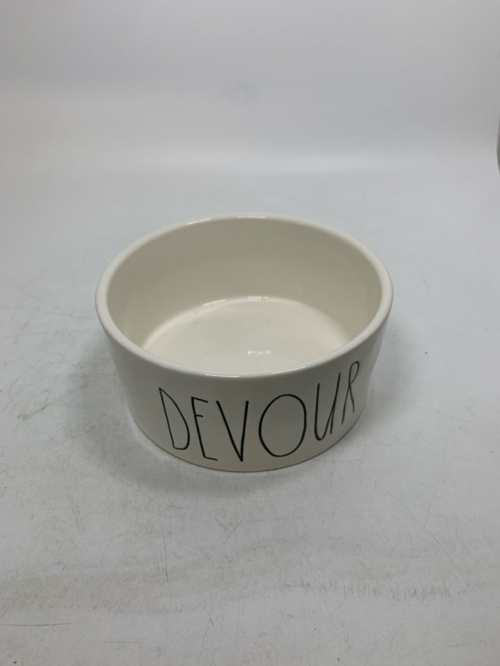 DEVOUR DOG BOWL.