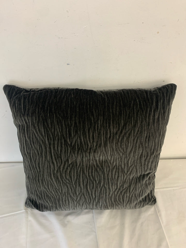 LARGE BLACK PILLOW.