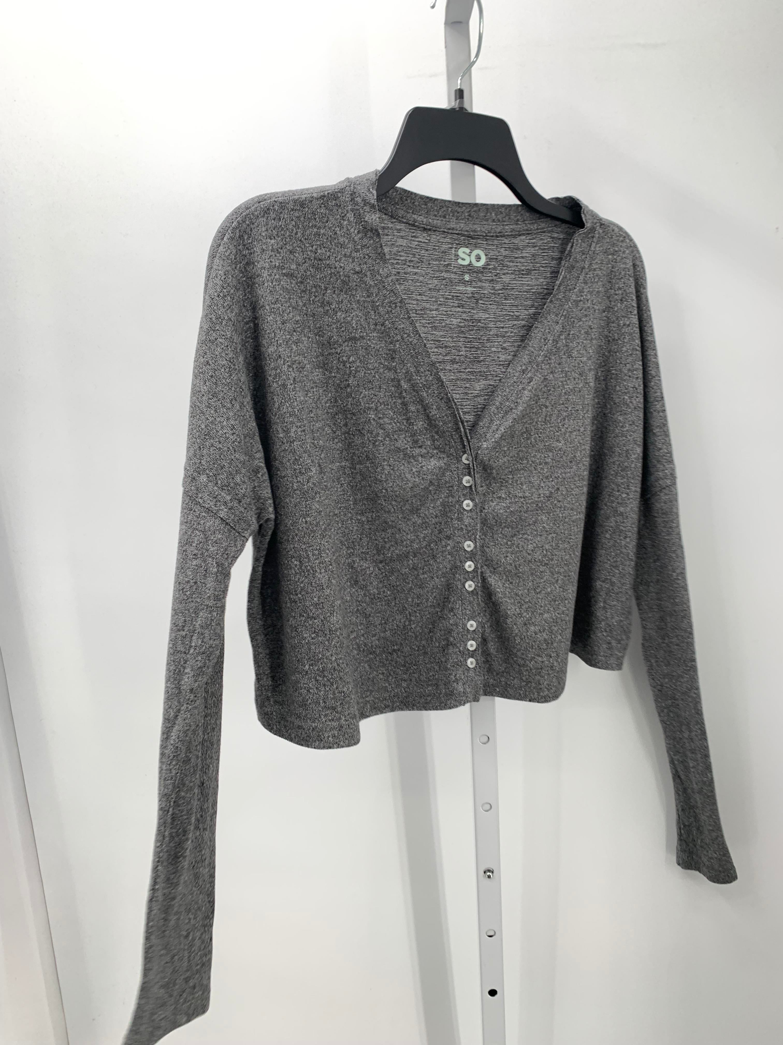 SO Size Small Juniors Long Sleeve Sweater