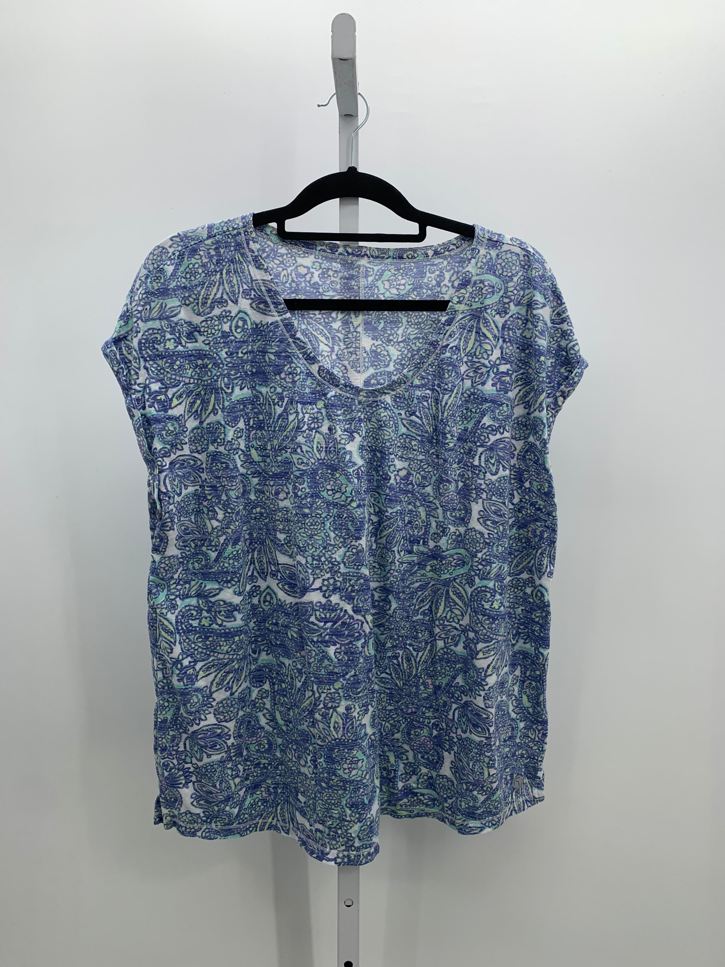 Talbots Size 2X Womens Short Sleeve Shirt