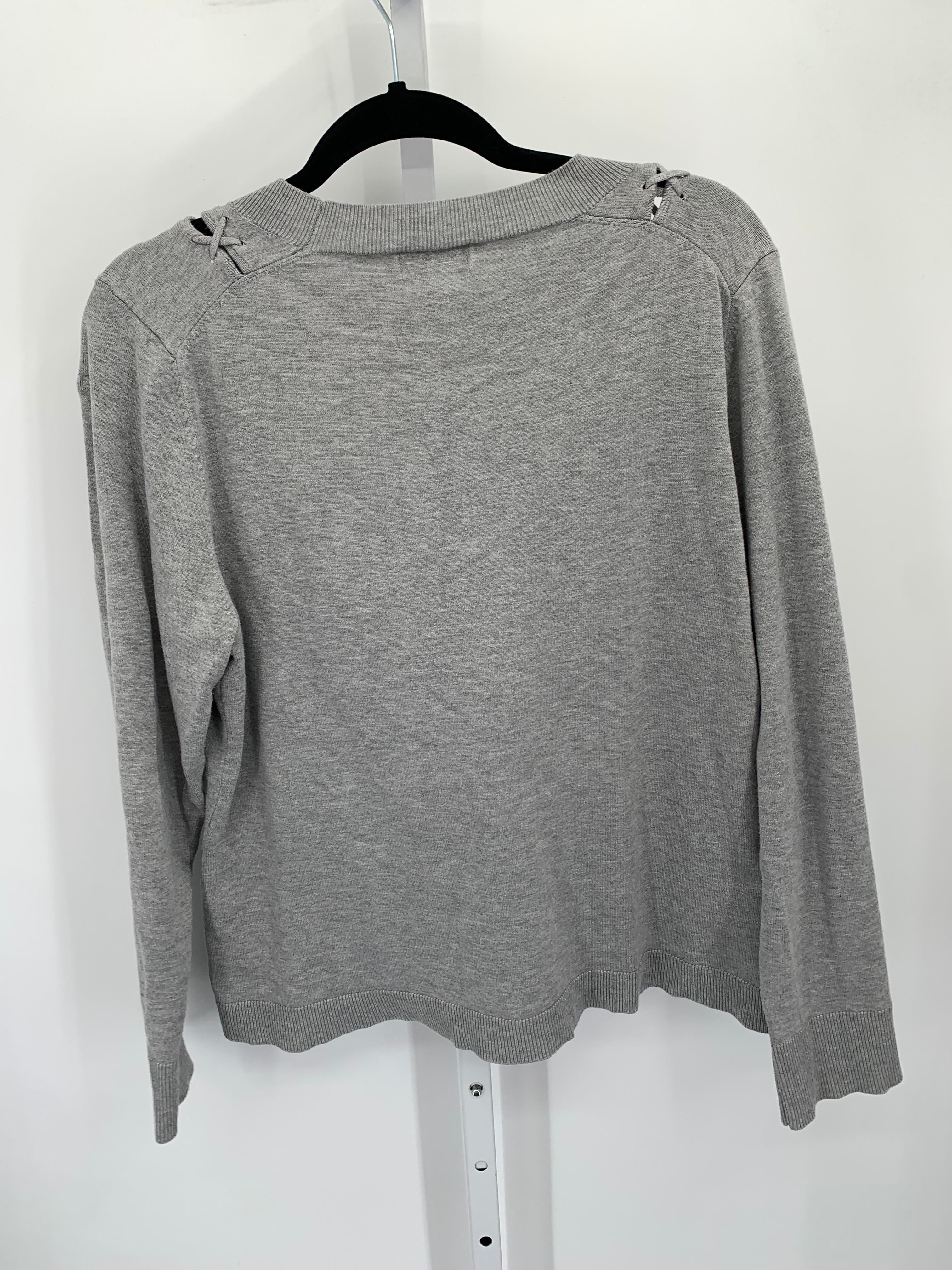 Carmen Marc Valvo Size Extra Large Misses Long Slv Sweater