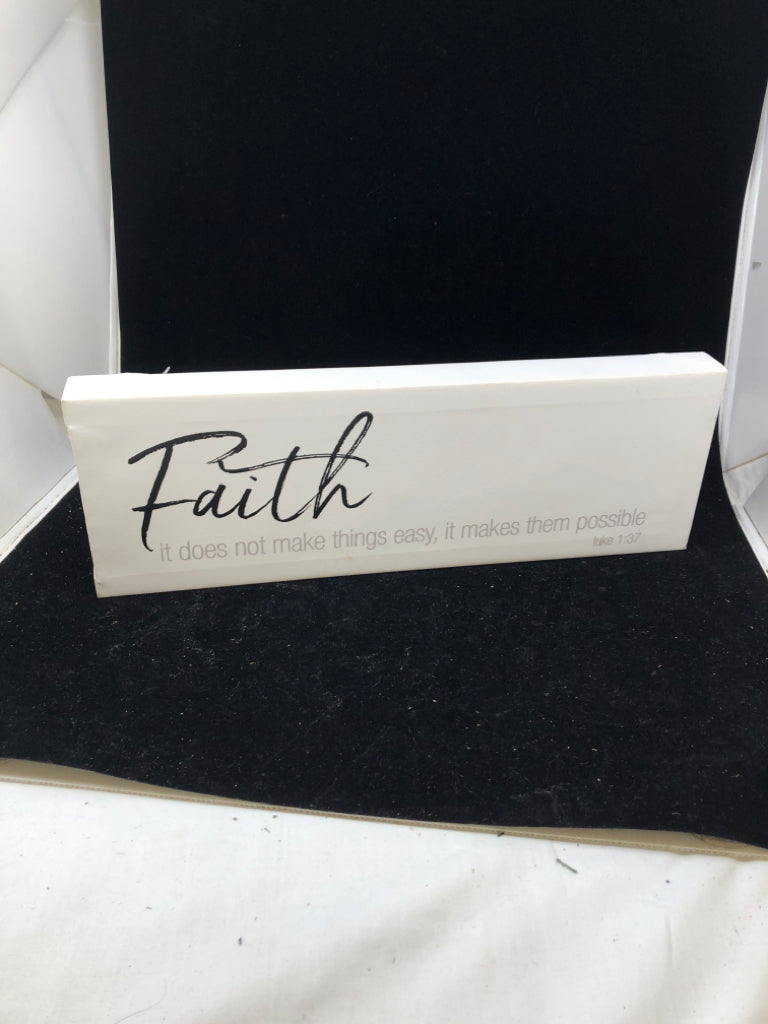 FAITH CANVAS WALL ART.