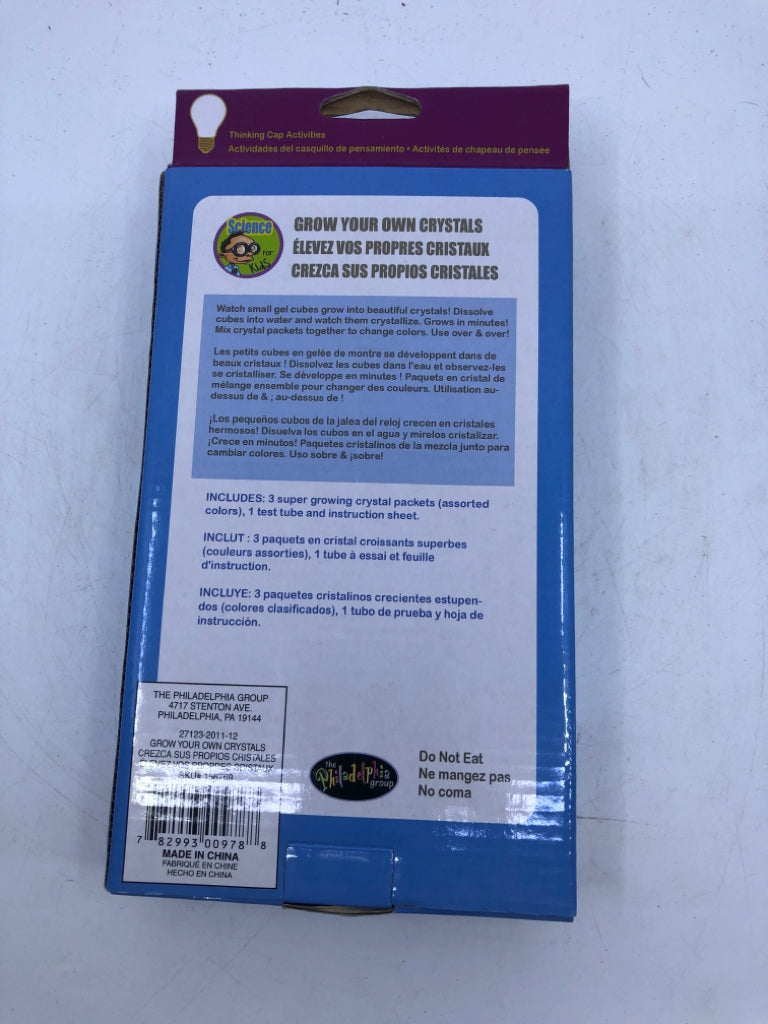 NIB GROWN YOUR OWN CRYSTAL KIDS GIFT