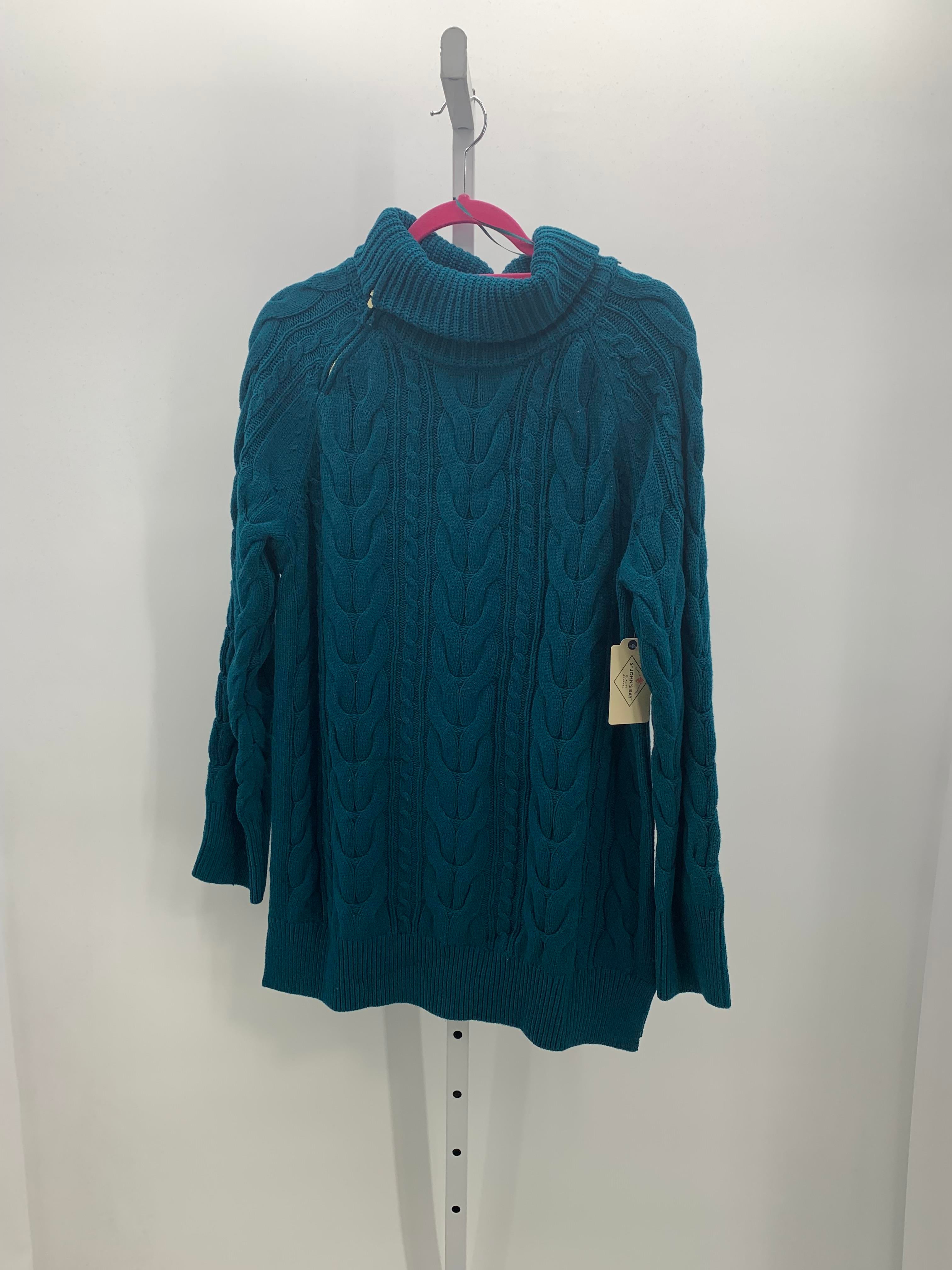 St. Johns Bay Size Medium Misses Long Slv Sweater