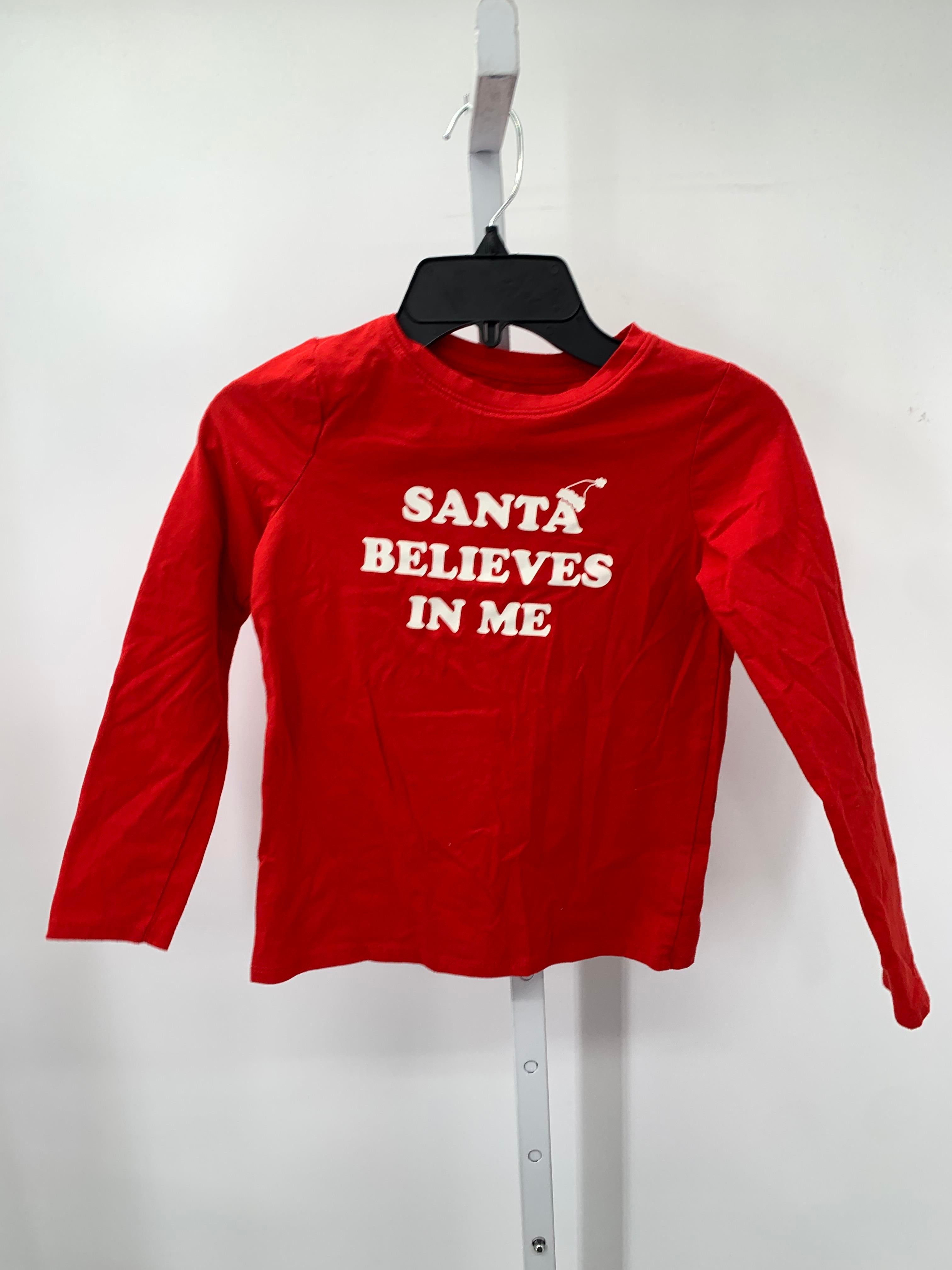 LONG SLV SHIRT SANTA BELIEVES IN ME