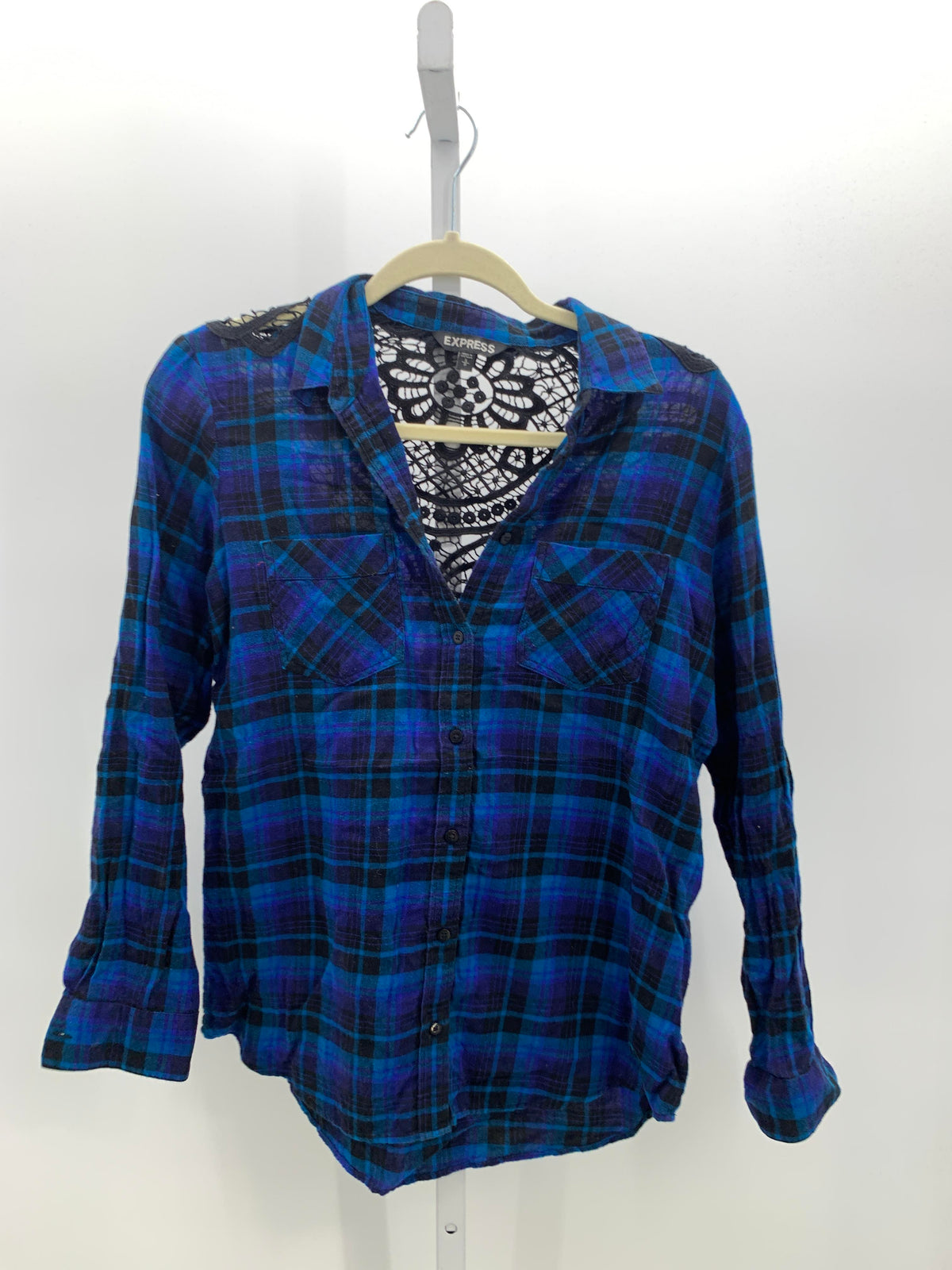 Express Size Small Misses Long Sleeve Shirt