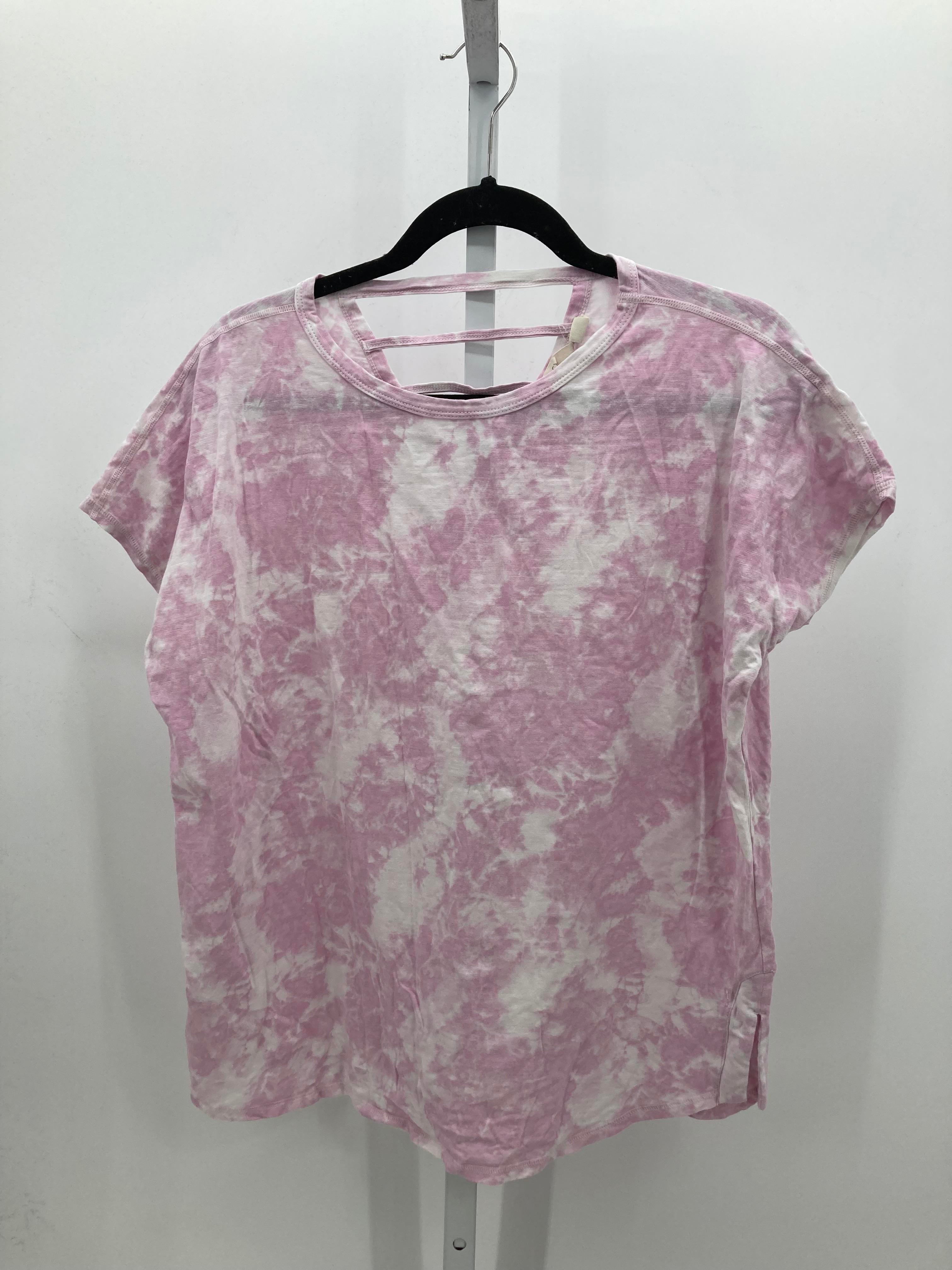 Earth Yoga Size Large Misses Short Sleeve Shirt
