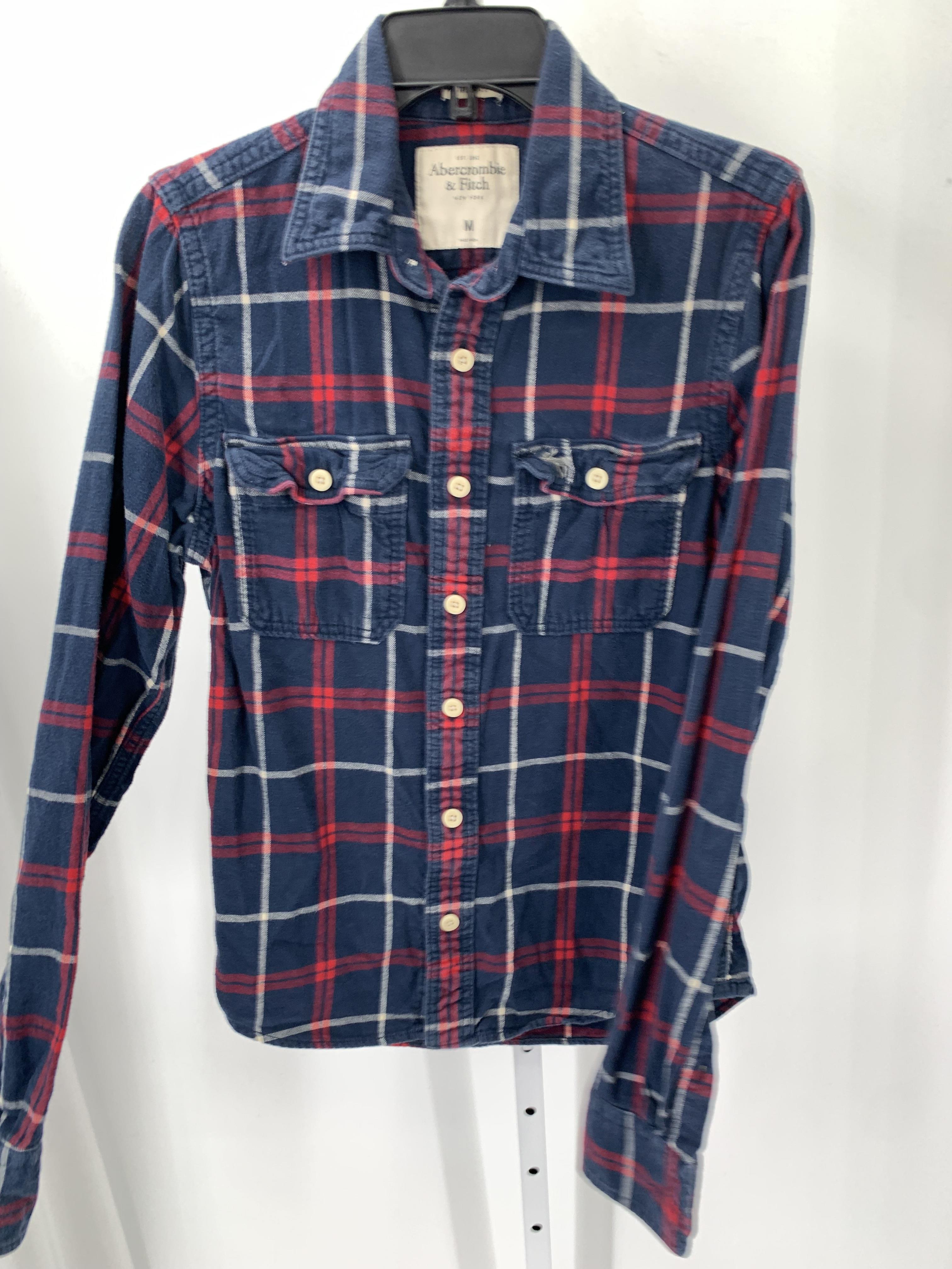 RED WHITE PLAID BTN DOWN
