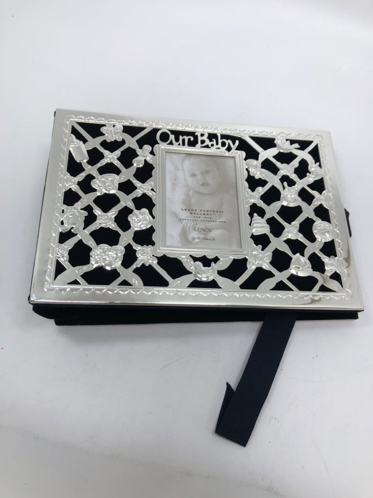 "OUR BABY" LENOX PHOTO ALBUM IN BOX.